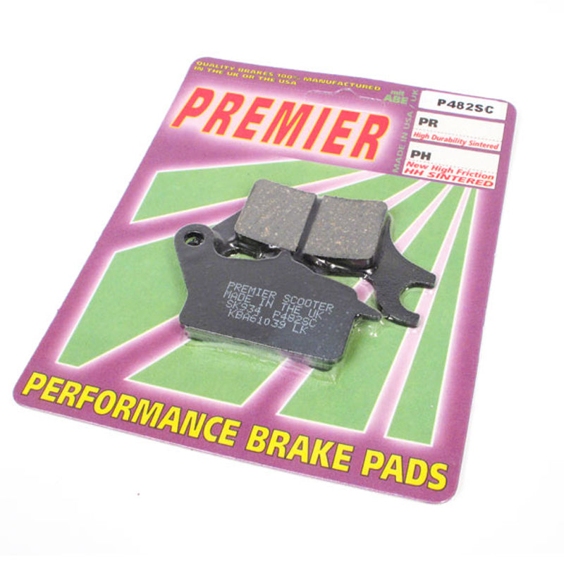New PREMIER Brake Pads - P-Sc Organic Scooter #PBP482SC