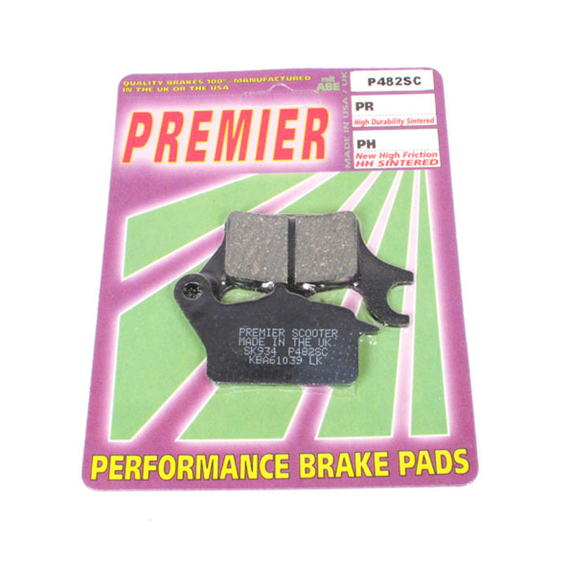 New PREMIER Brake Pads - P-Sc Organic Scooter #PBP482SC
