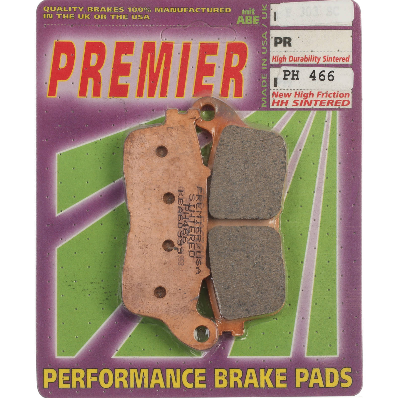 New PREMIER Brake Pads - PH Street Sintered #PBPH466