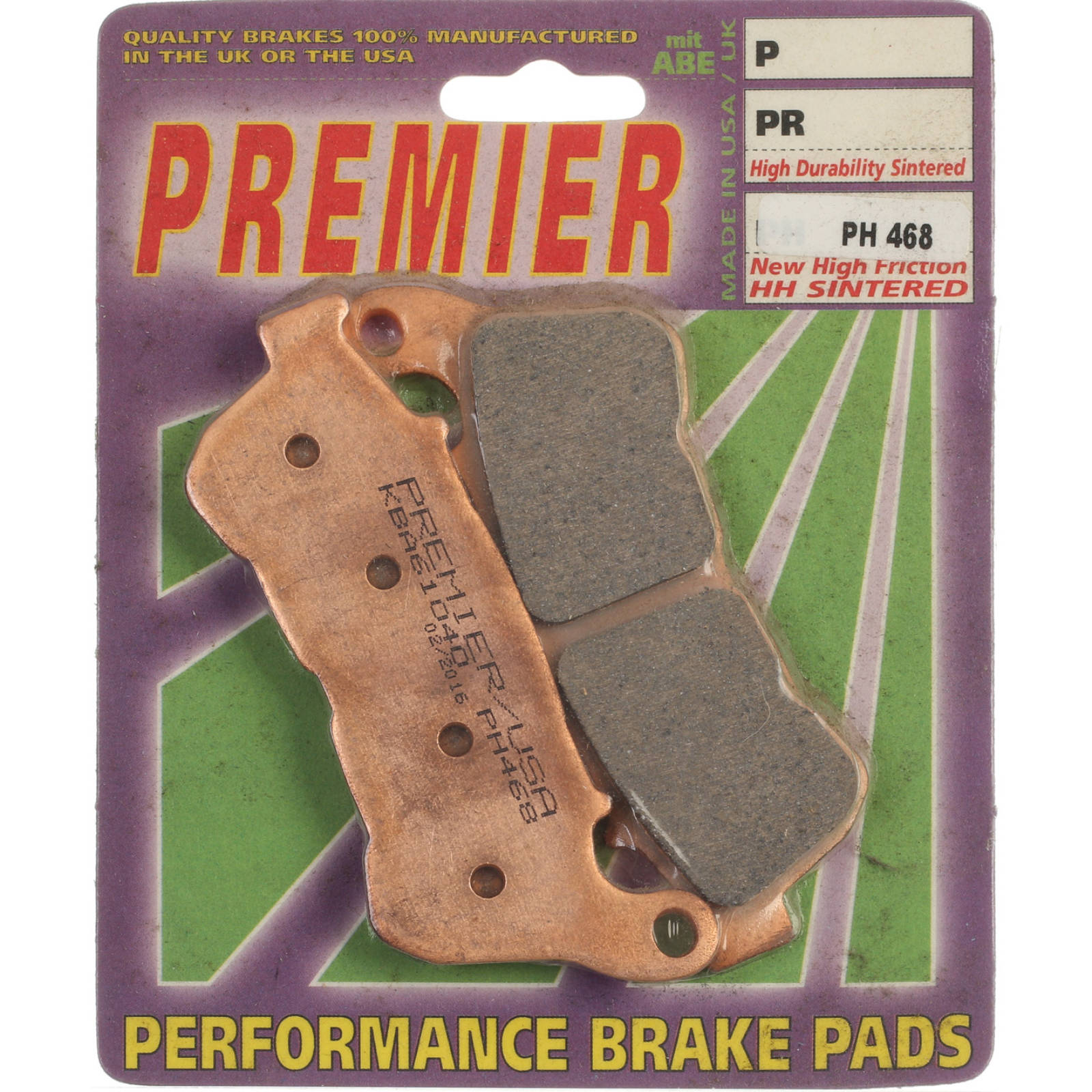 New PREMIER Brake Pads - PH Street Sintered #PBPH468