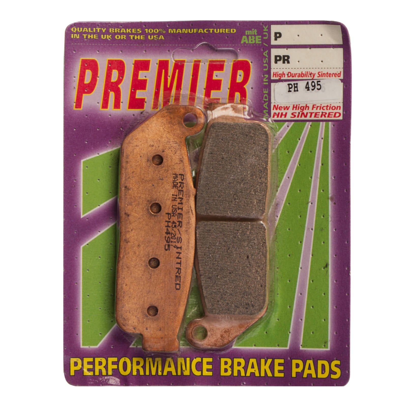 New PREMIER Brake Pads - PH Street Sintered #PBPH495