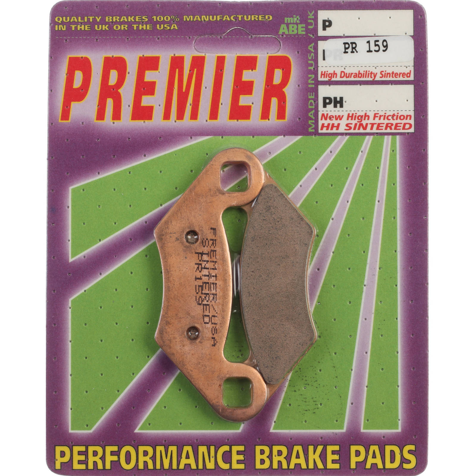New PREMIER Brake Pad - PR Off-Road Sintered (GF162K5) #PBPR159