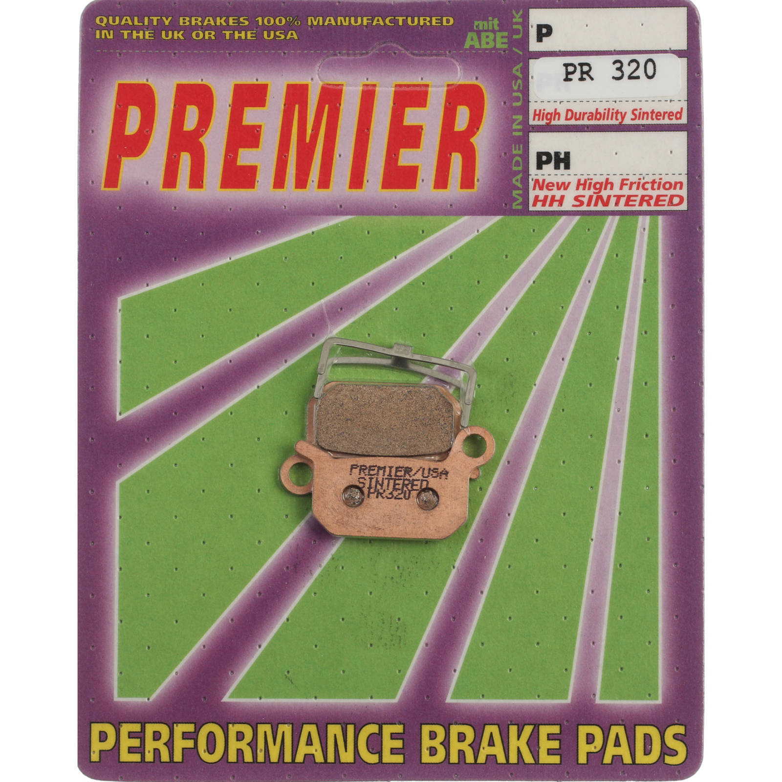 New PREMIER Brake Pad - PR Off-Road Sintered (GF190K5) #PBPR320