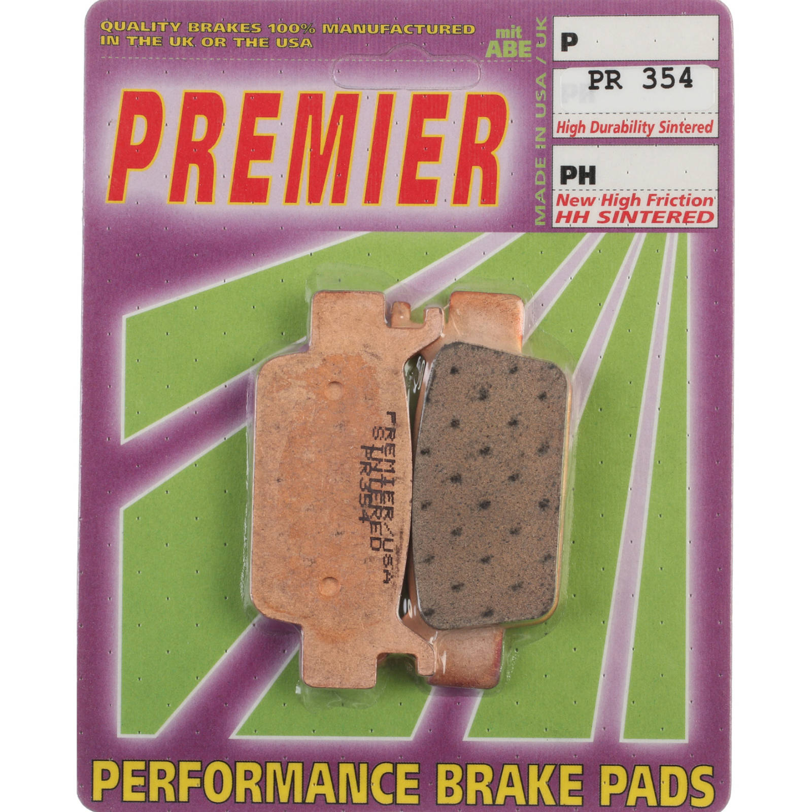 New PREMIER Brake Pad - PR Off-Road Sintered (GF240K5) #PBPR354