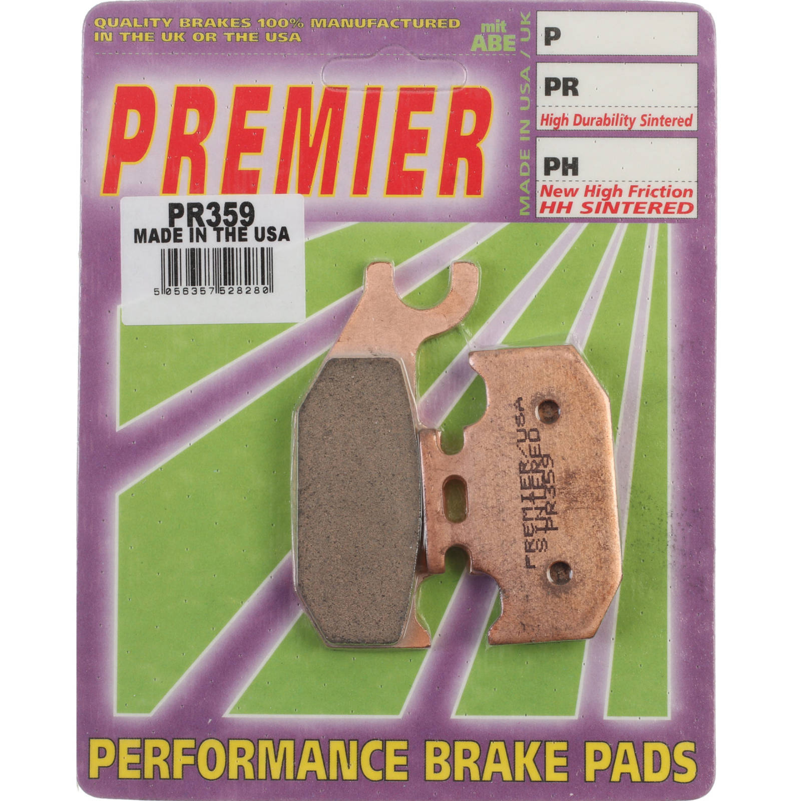 New PREMIER Brake Pad - PR Off-Road Sintered (GF374K5) #PBPR359