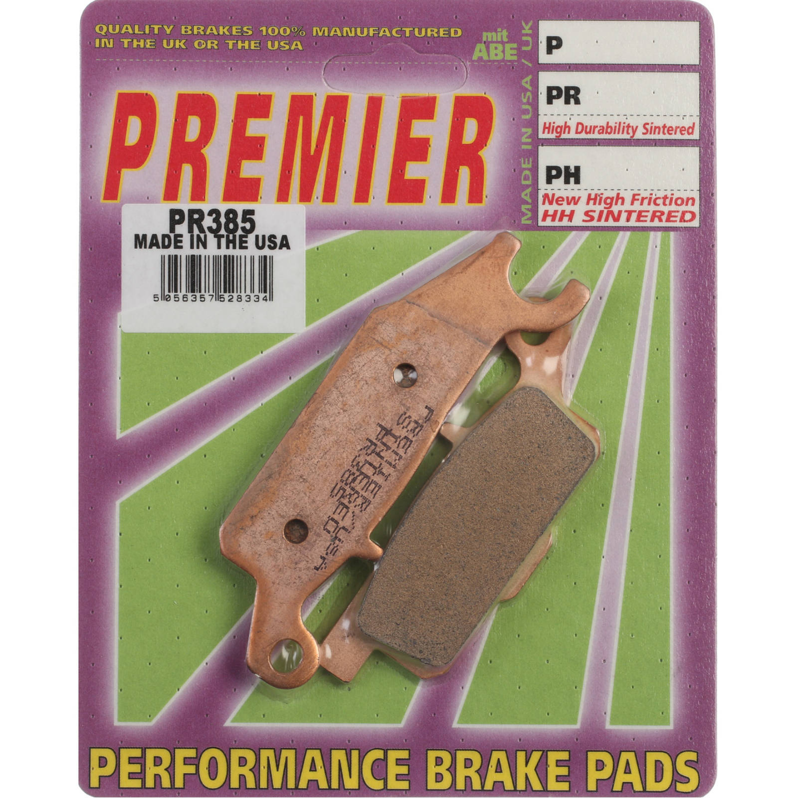 New PREMIER Brake Pad - PR Off-Road Sintered (GF252K5) #PBPR385