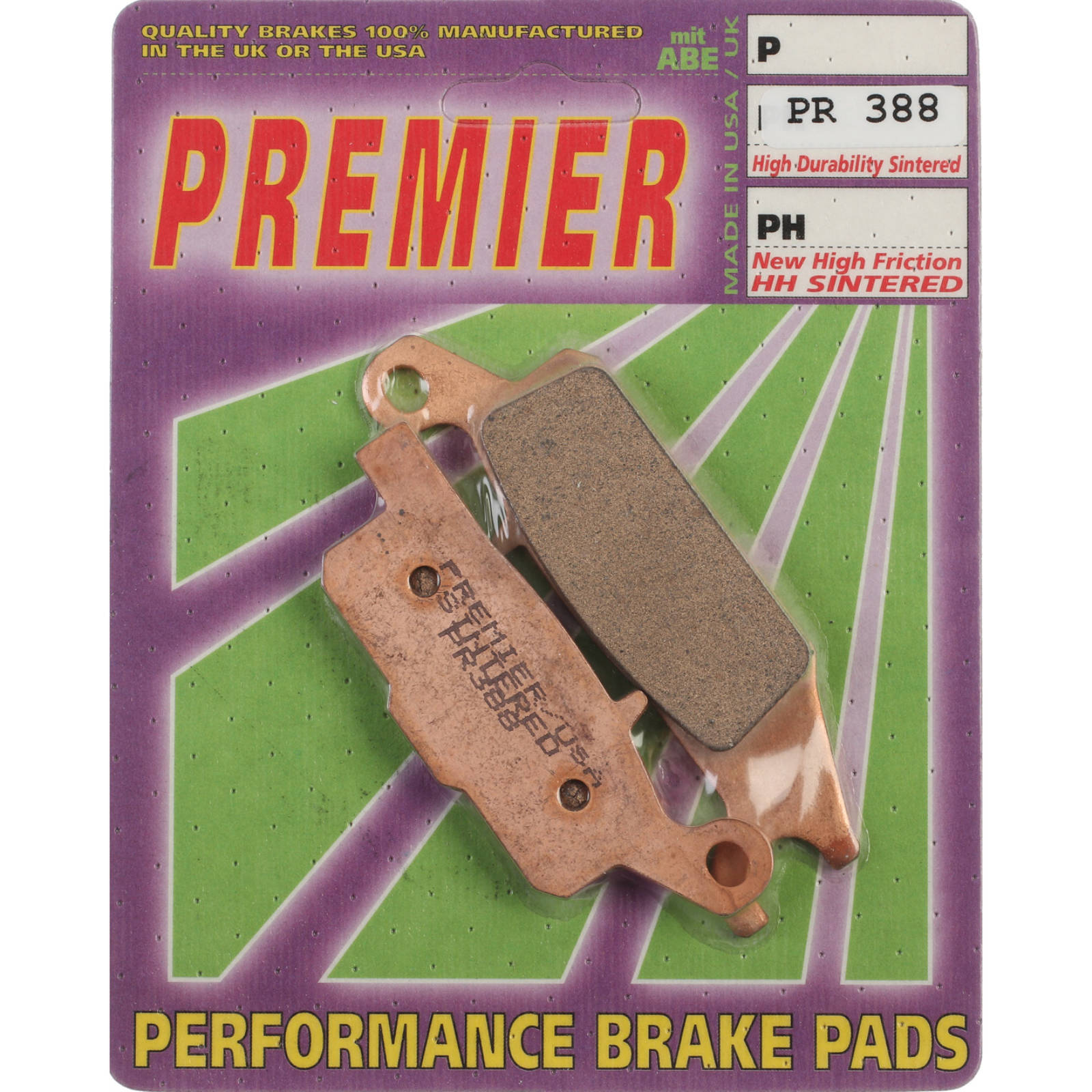 New PREMIER Brake Pad - PR Off-Road Sintered (GF256K5) #PBPR388