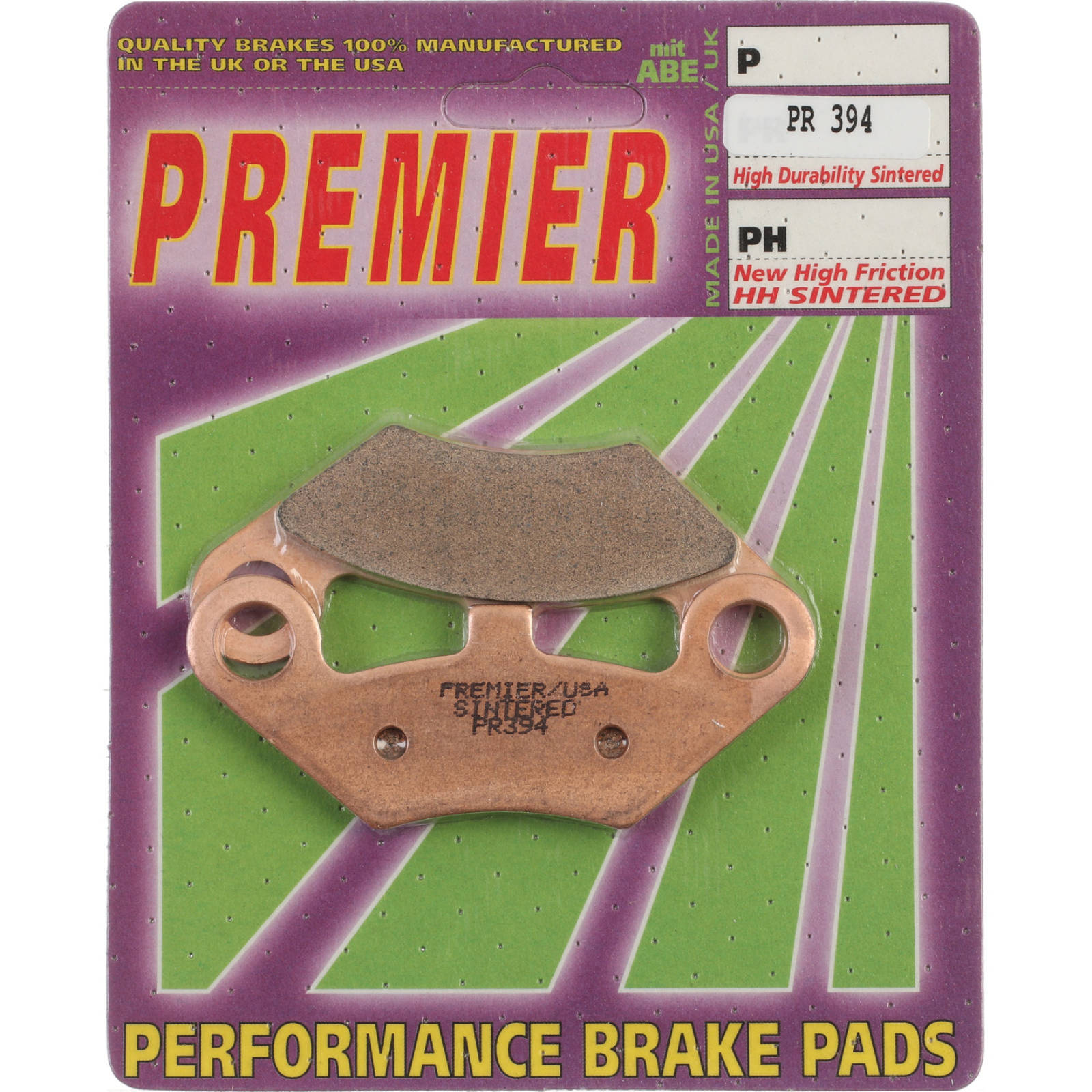 New PREMIER Brake Pads - PR Off-Road Sintered (GF284K5) #PBPR394