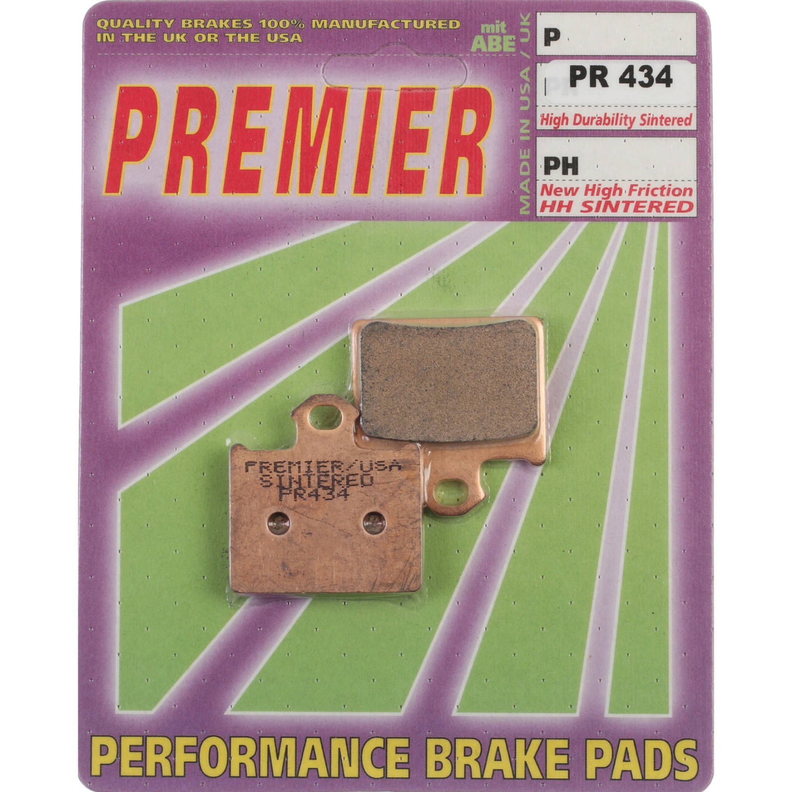 New PREMIER Brake Pad - PR Off-Road Sintered (GF297K5) #PBPR434