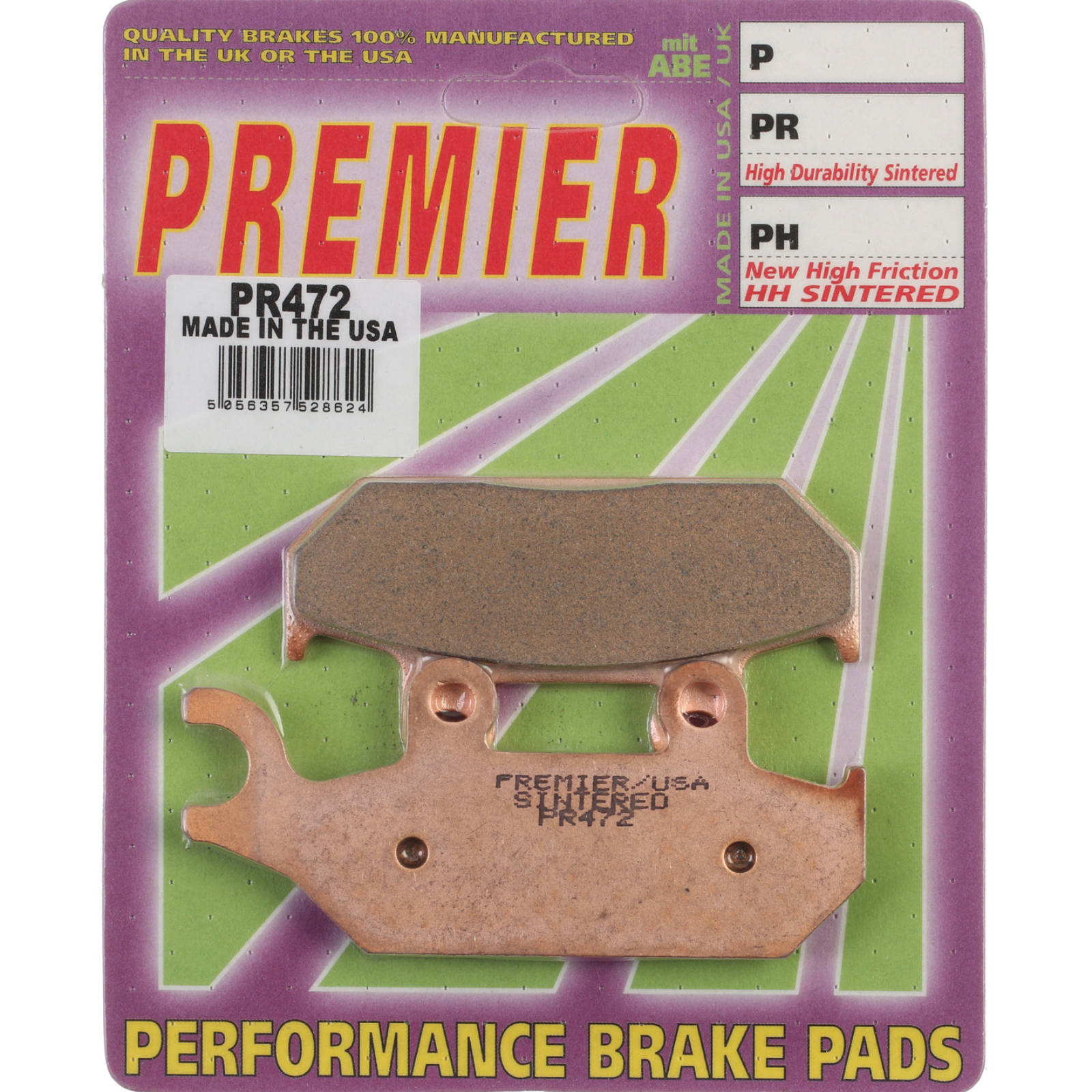 New PREMIER Brake Pads - PR Off-Road Sintered #PBPR472