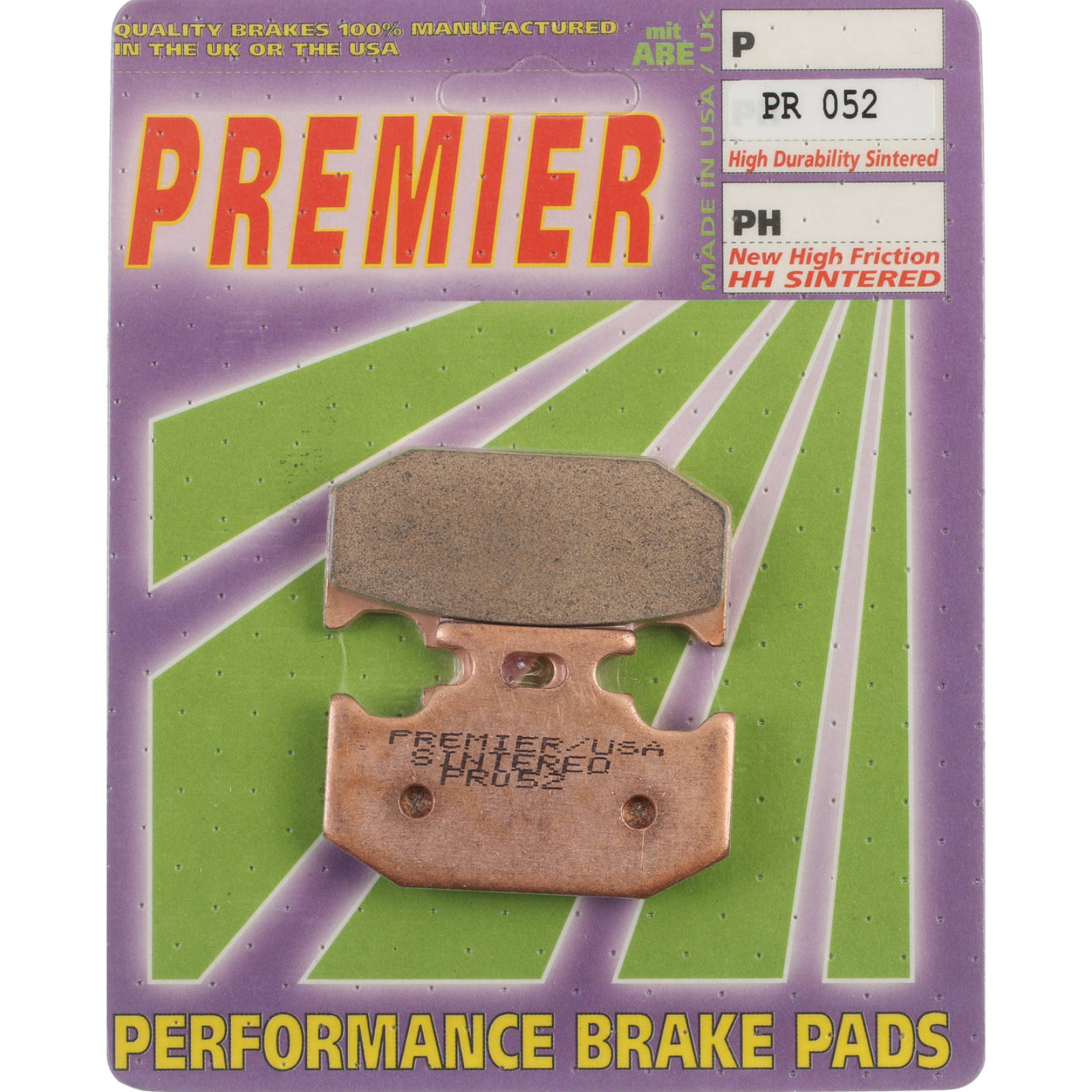 New PREMIER Brake Pad - PR Off-Road Sintered (GF001K5) #PBPR52