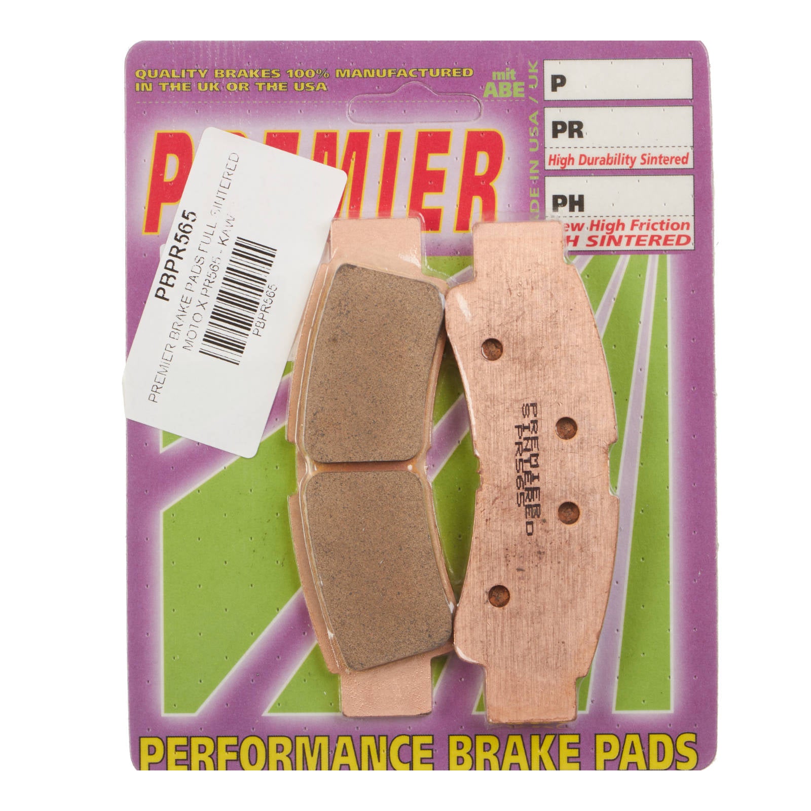 New PREMIER Brake Pads - PR Off-Road Sintered #PBPR565