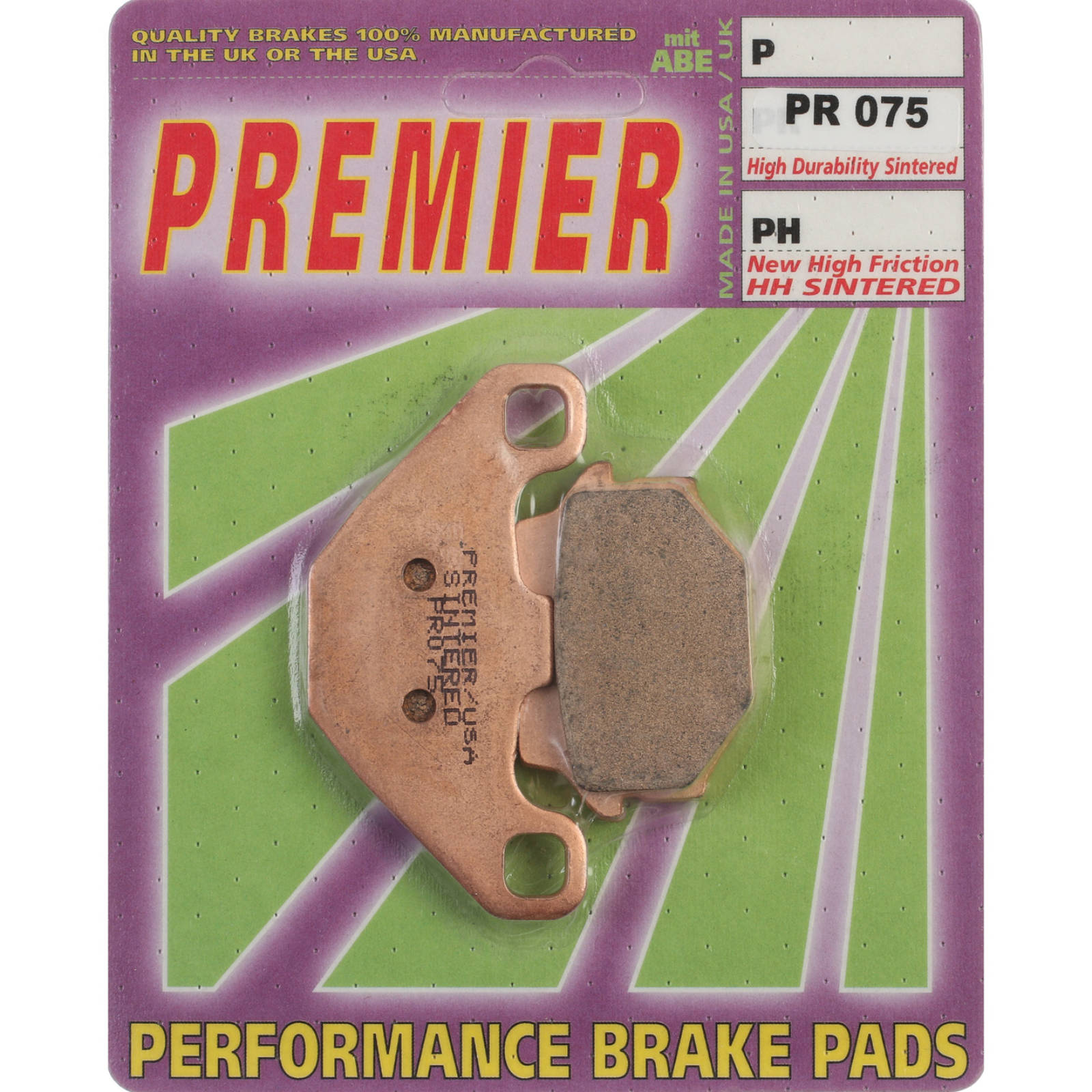 New PREMIER Brake Pad - PR Off-Road Sintered (GF005K5) #PBPR75