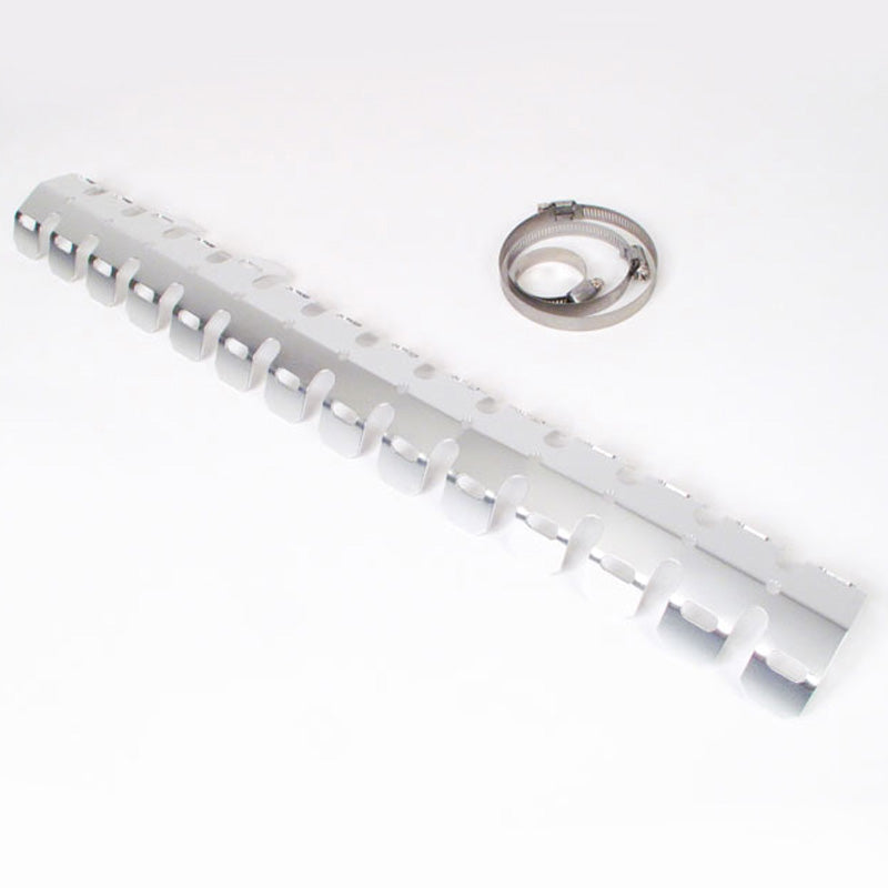 New WHITES Head Pipe Exhaust Guard With Clamp - Sil #PGS | Australian Moto Spares