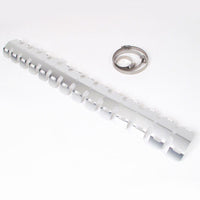 New WHITES Head Pipe Exhaust Guard With Clamp - Sil #PGS | Australian Moto Spares