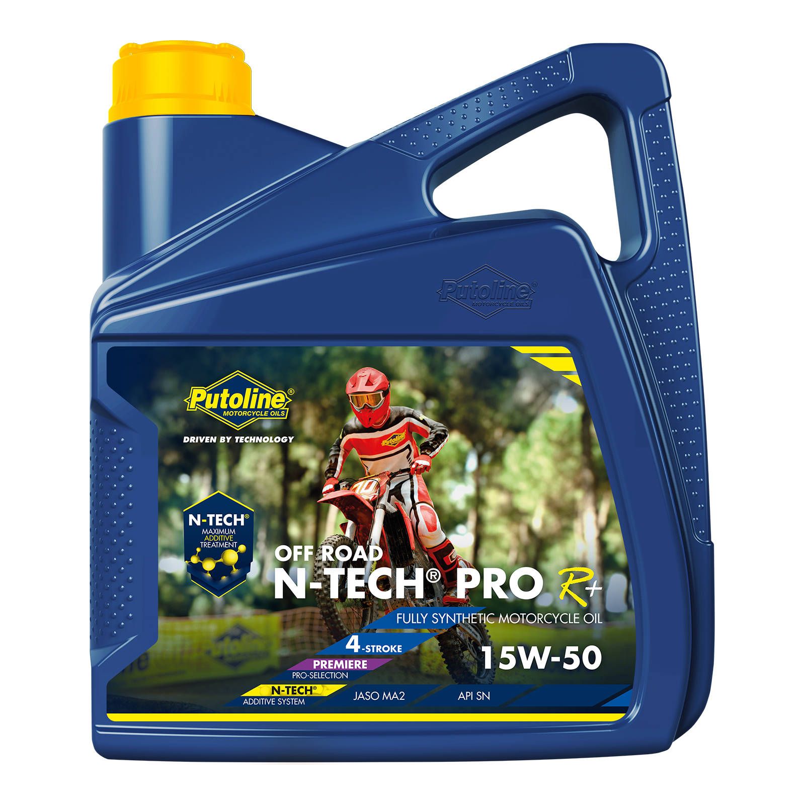 New PUTOLINE Off-Road N-Tech Pro R+ Engine Oil - 15W50 (4L) #PTNTPROR+OR15W504L