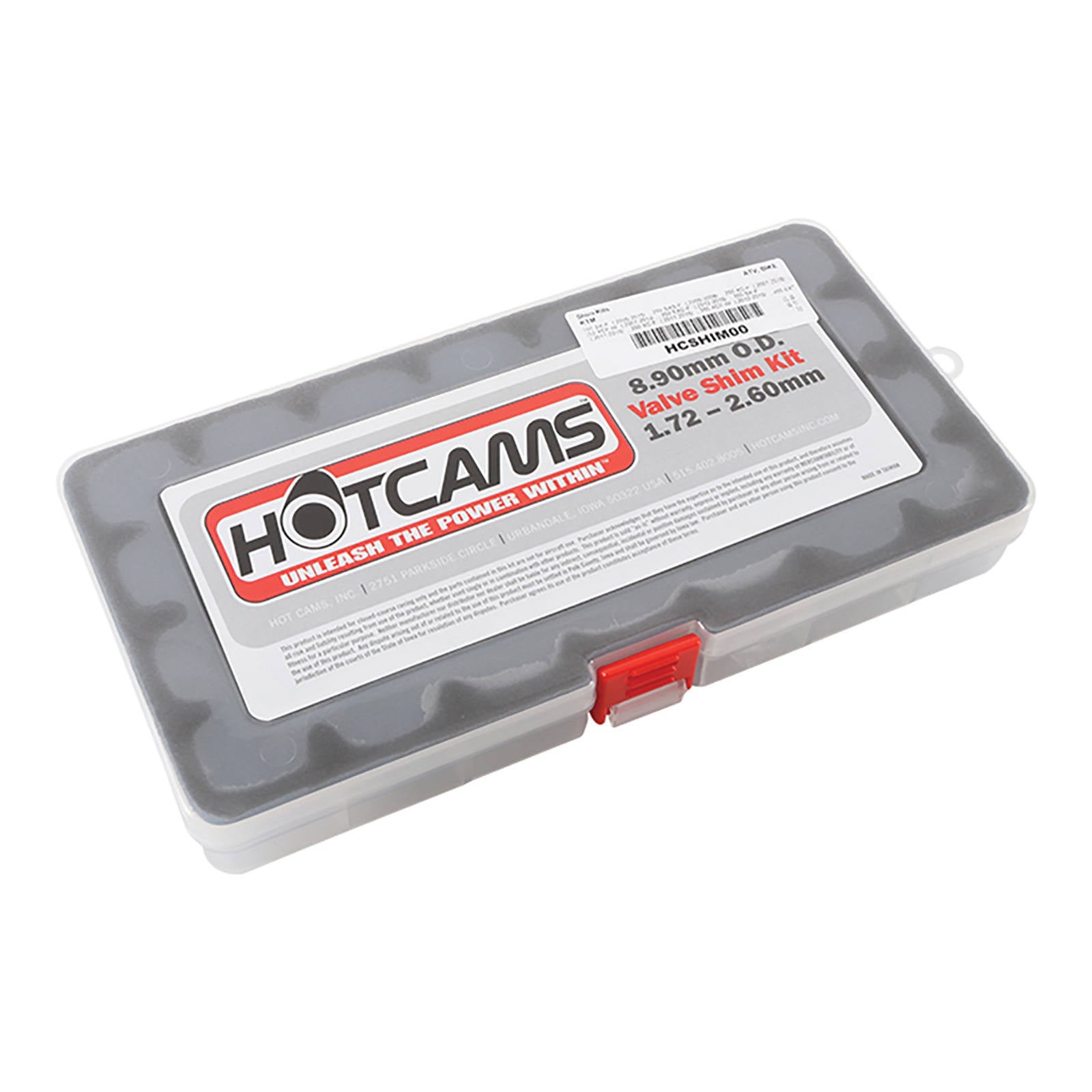 New HOT CAMS Hot Cam Shim Kit 8.90mm (1.72mm-2.60mm in .04mm - 3 ea) #PWHCSHIM00 | Australian Moto Spares