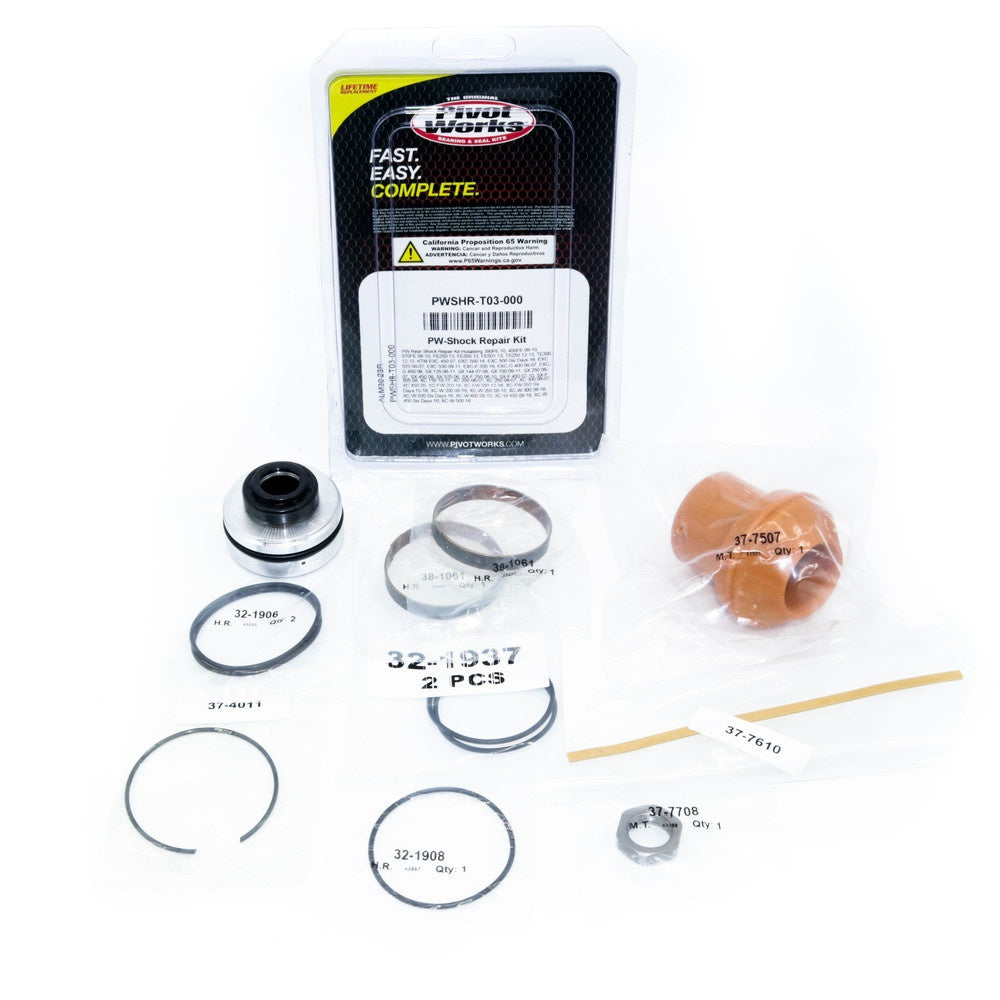 New PIVOT WORKS Shock Rebuild Kit For HUSABERG, KTM PWSHR-T03-000 | Australian Moto Spares