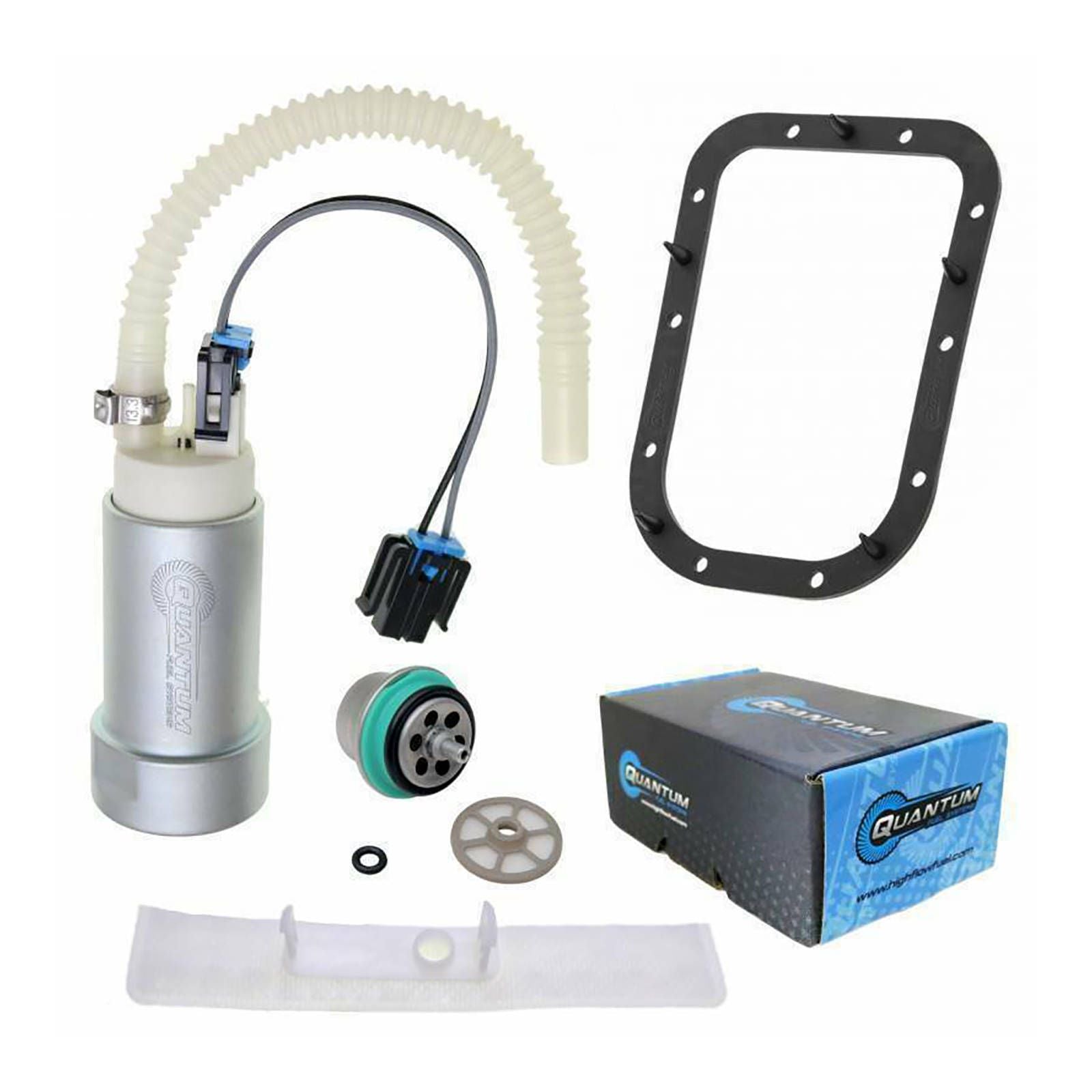 New QUANTUM In-Tank EFI Fuel Pump With Regulator Tank Seal #QFHFP370HDRT24