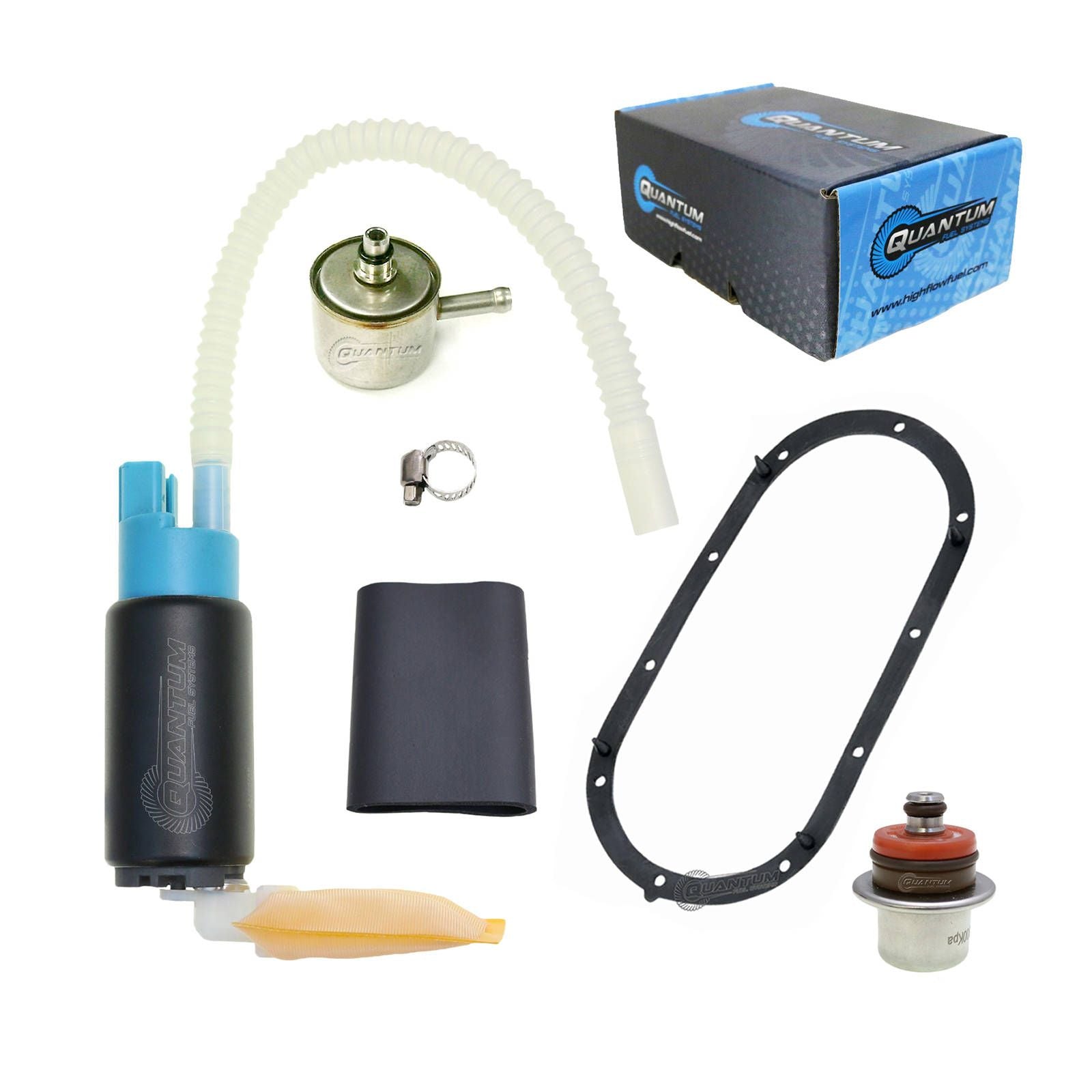 New QUANTUM In-Tank EFI Fuel Pump With Regulator Tank Seal Filter #QFHFP382HDRTF | Australian Moto Spares