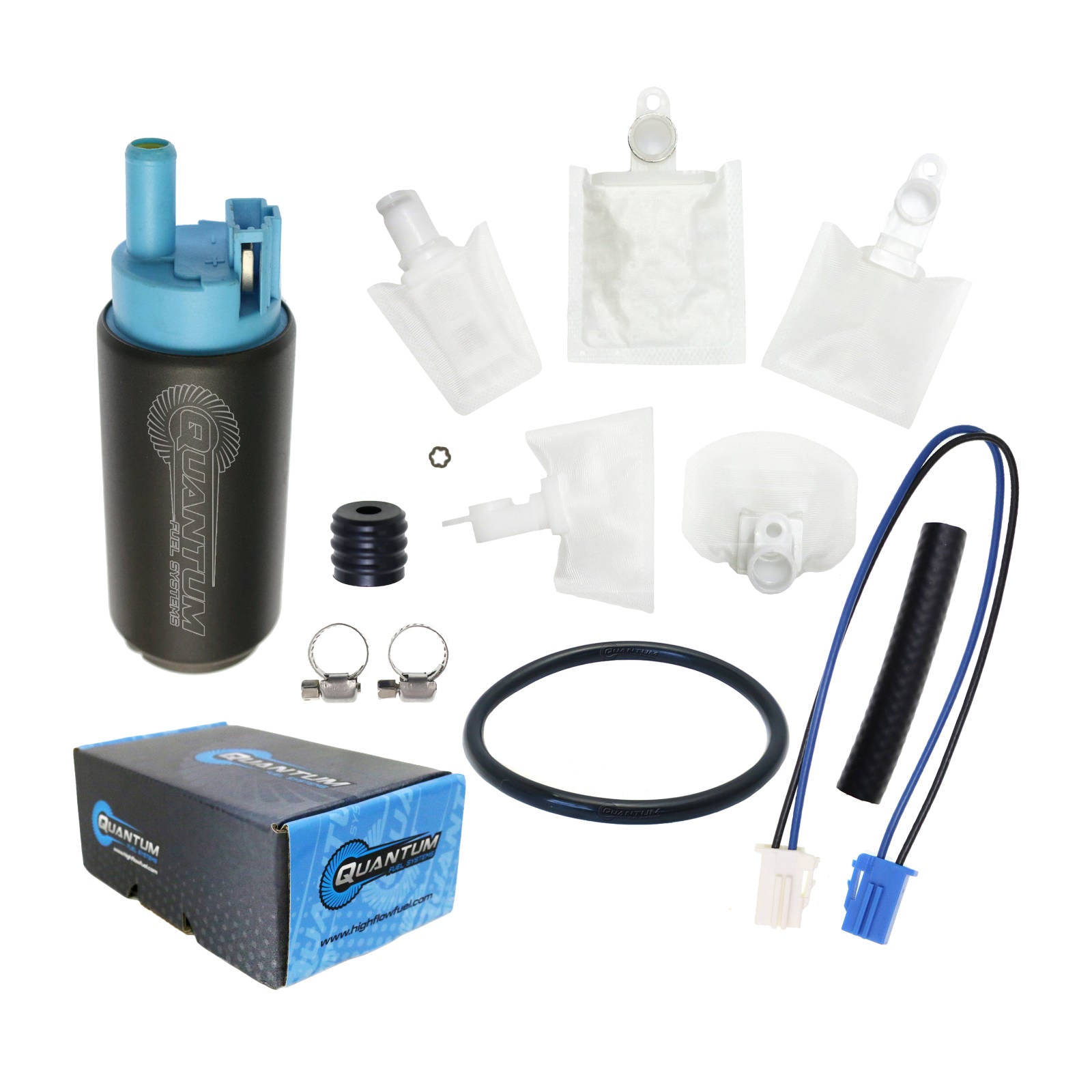 New QUANTUM In-Tank EFI Fuel Pump With Tank Seal Filter #QFHFP382SUT3 | Australian Moto Spares