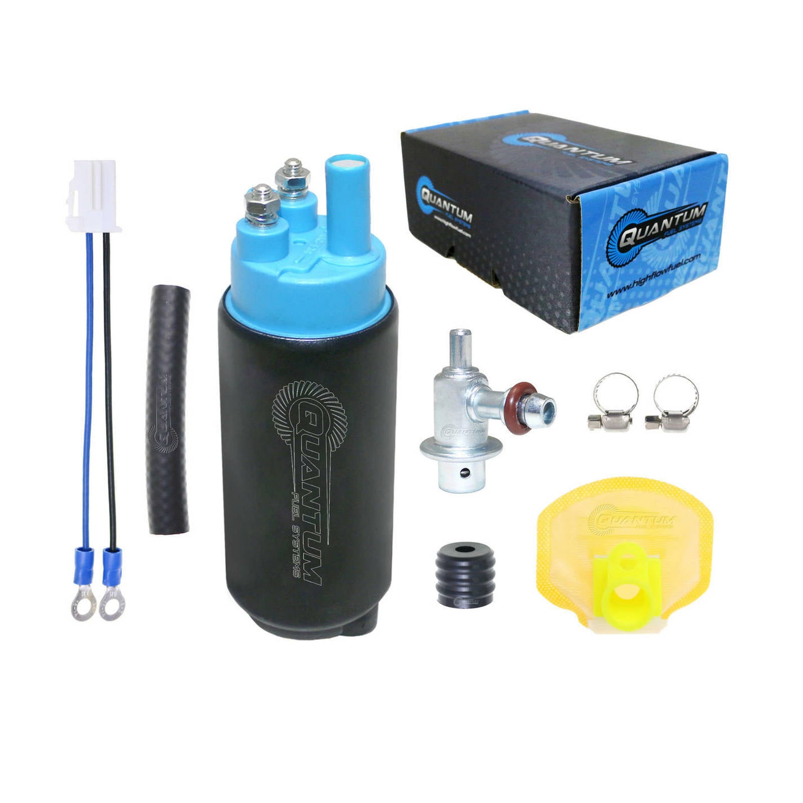 New QUANTUM In-Tank EFI Fuel Pump With Regulator And Fuel Filter #QFHFP384UR2 | Australian Moto Spares