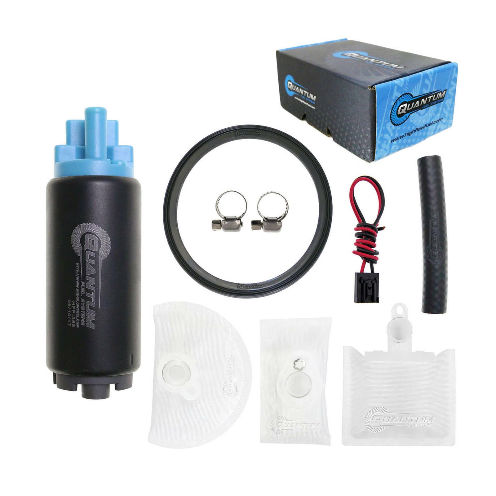 New QUANTUM In-Tank EFI Fuel Pump with Tank Seal Filter #QFHFP385YT51 | Australian Moto Spares