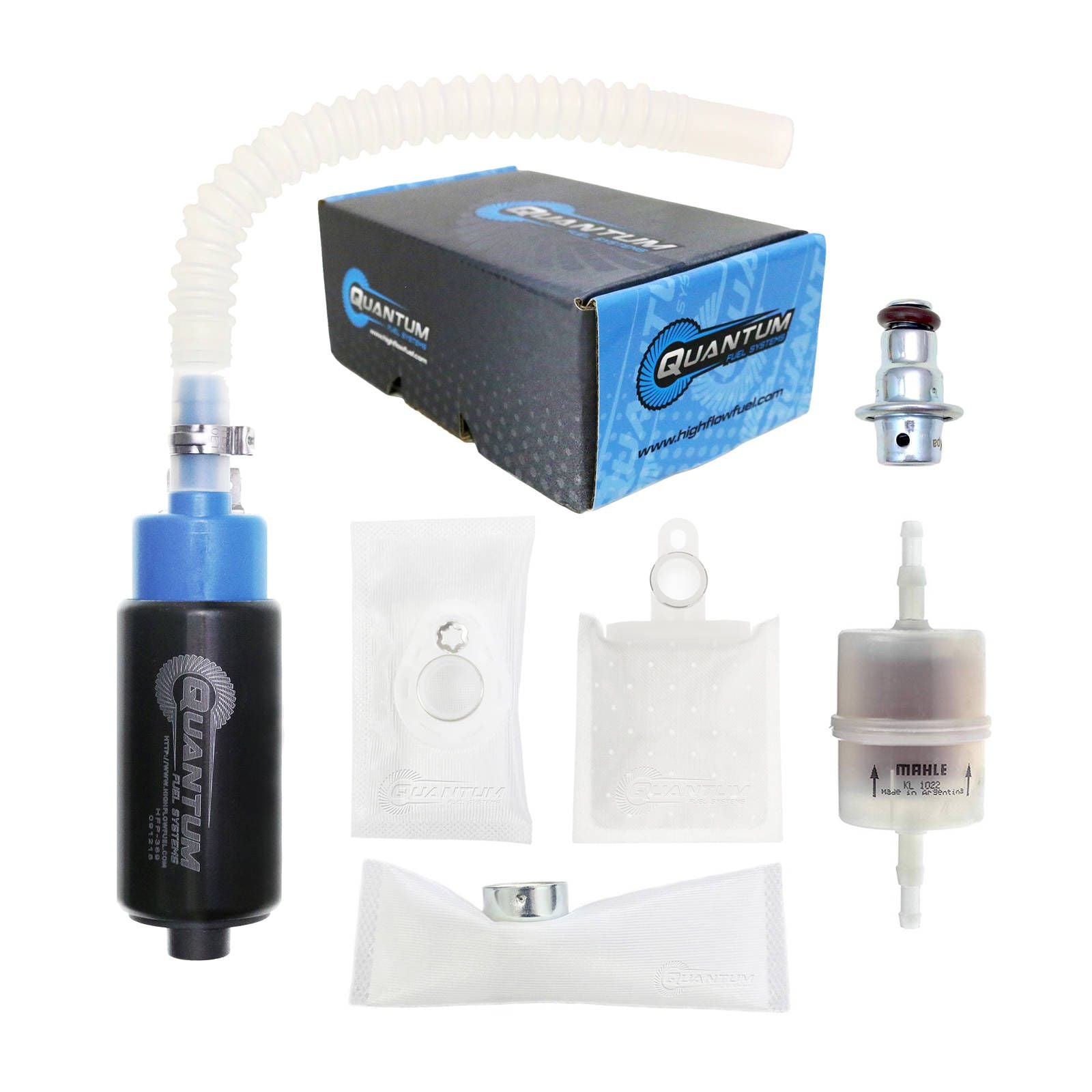 New QUANTUM In-Tank EFI Fuel Pump With Regulator Filter #QFHFP389URF2 | Australian Moto Spares