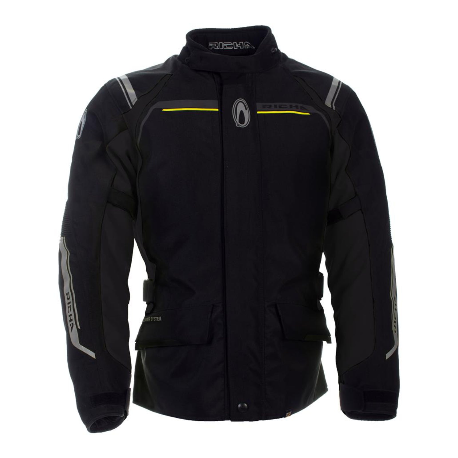 New RICHA Storm 2 Jacket Black - XL #RAJSTORM2JXL