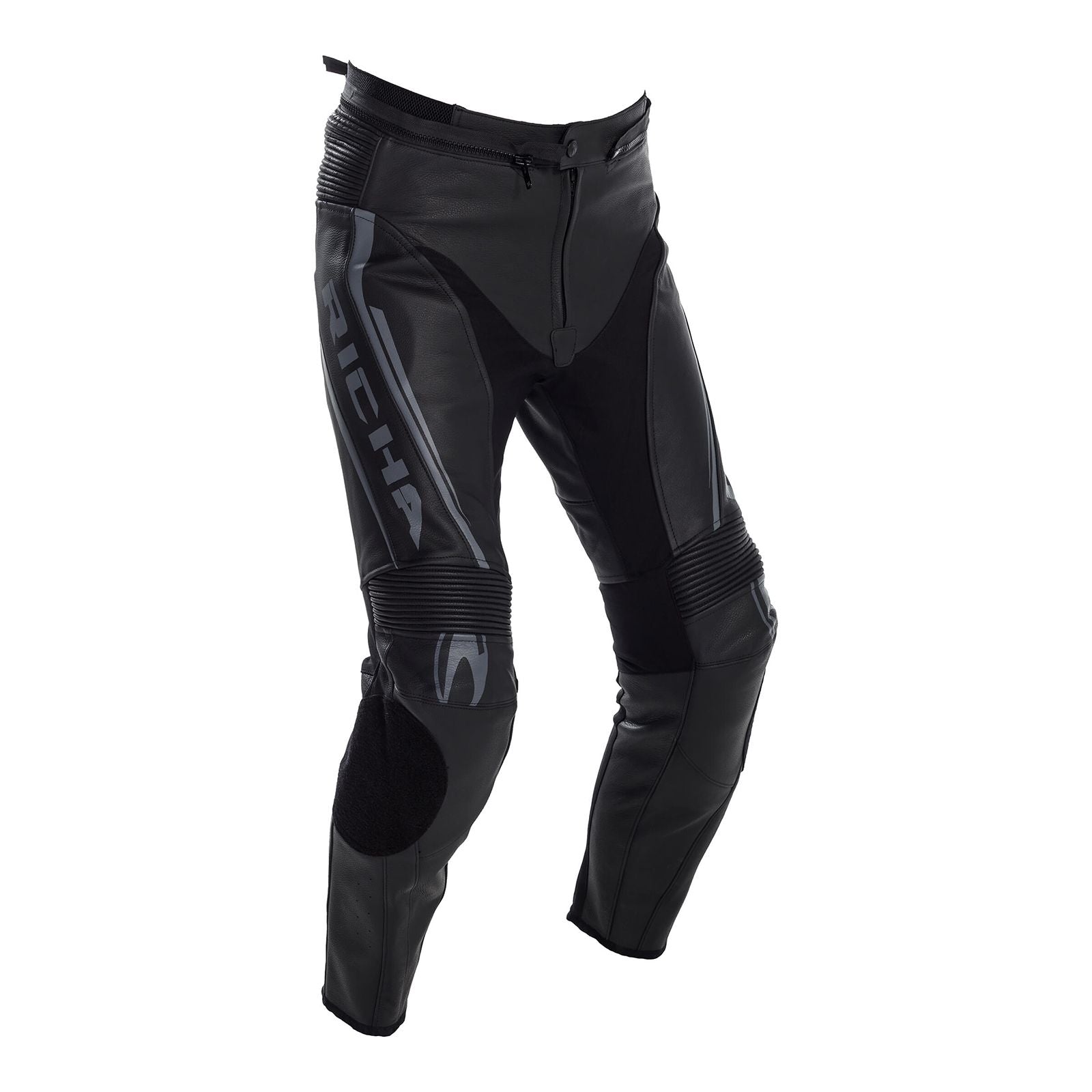New RICHA ASSEN LEATHER SPORT PANT BLK SZ EU54 // UK36