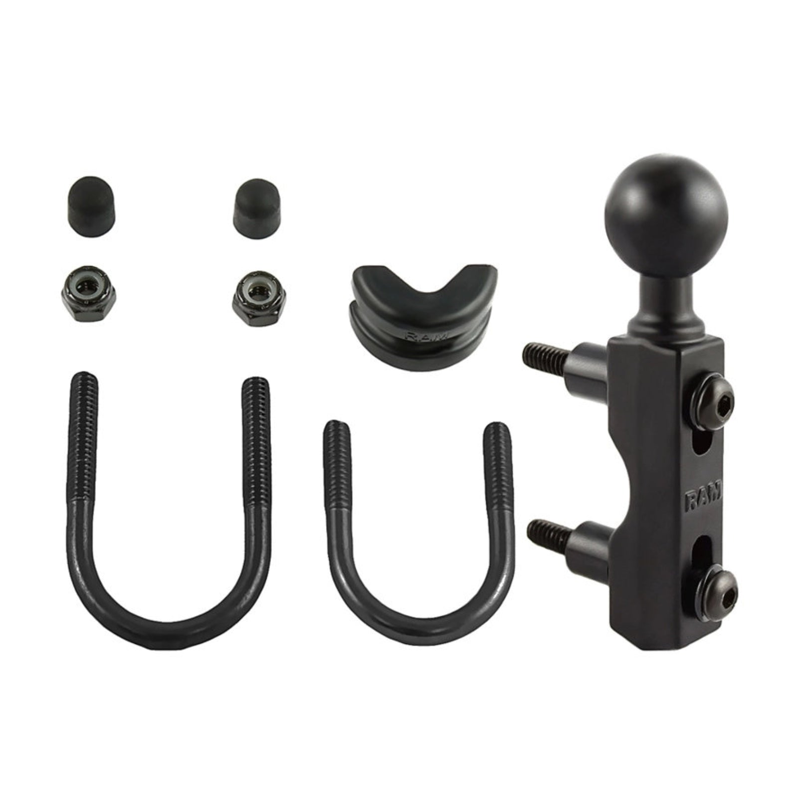 RAM MOUNTS Motorcycle Brake / Clutch Reservoir & Handlebar Ball Base #RAMB3097U