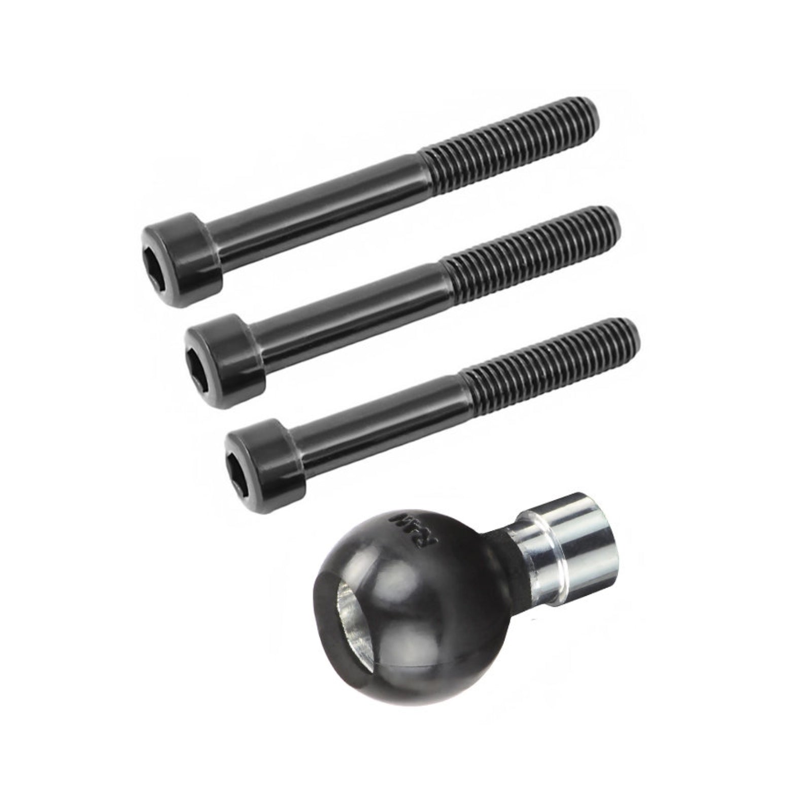New RAM MOUNTS Motorcycle Handlebar Clamp Base With M8 Bolts #RAMB367U | Australian Moto Spares