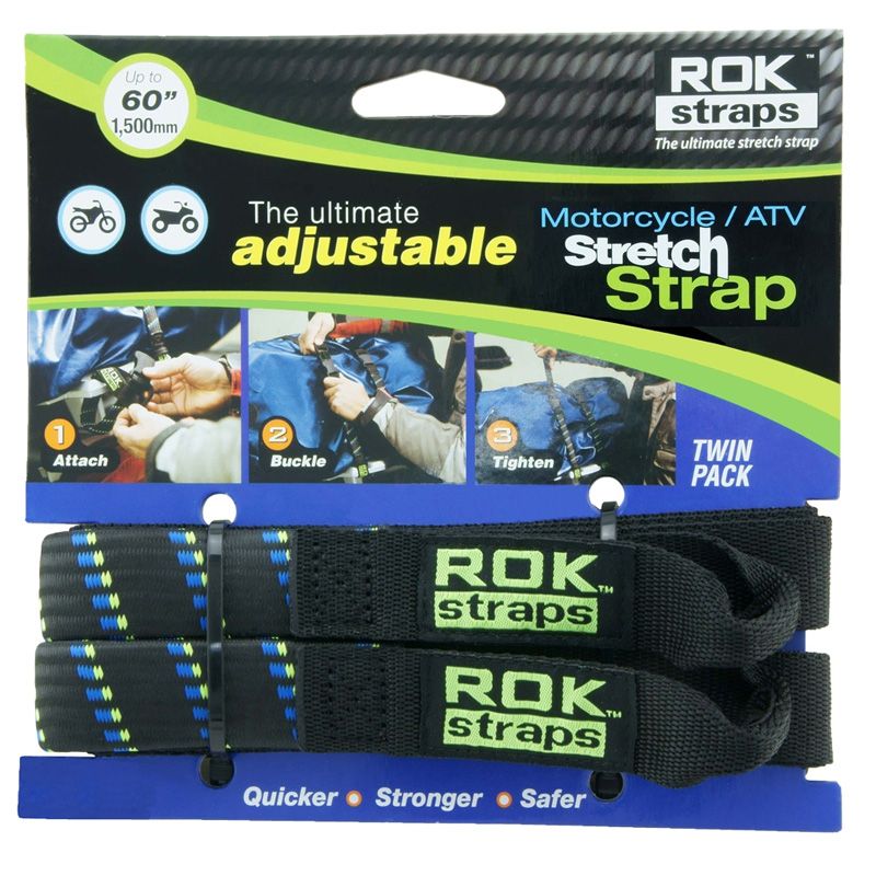 New OXFORD Rok Straps Heavt Duty Luggage Straps 25mm x 1.5m Twin Pk Nla #ROK001