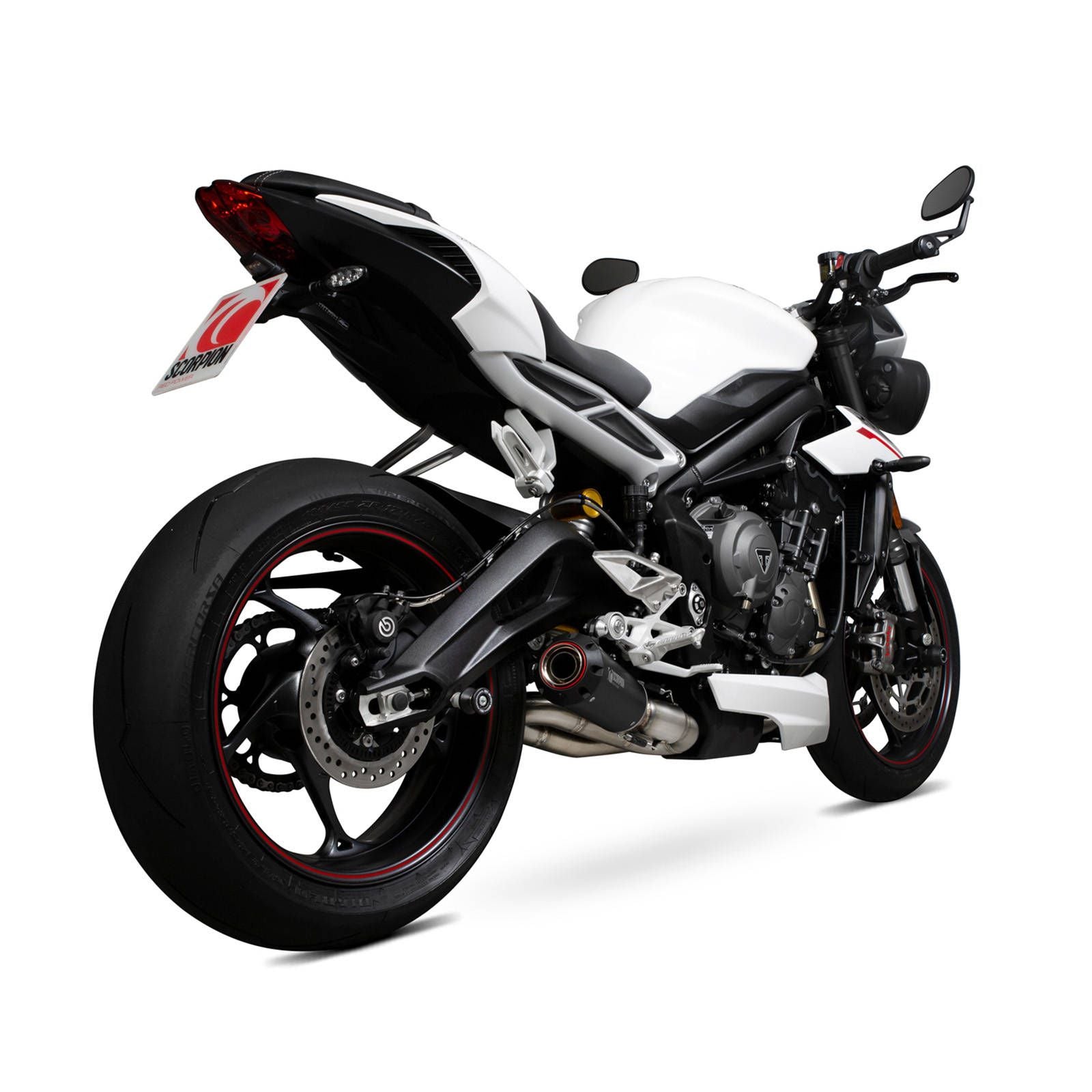 New SCORPION SLIP ON RP BLKCC SCEPTR87BCER