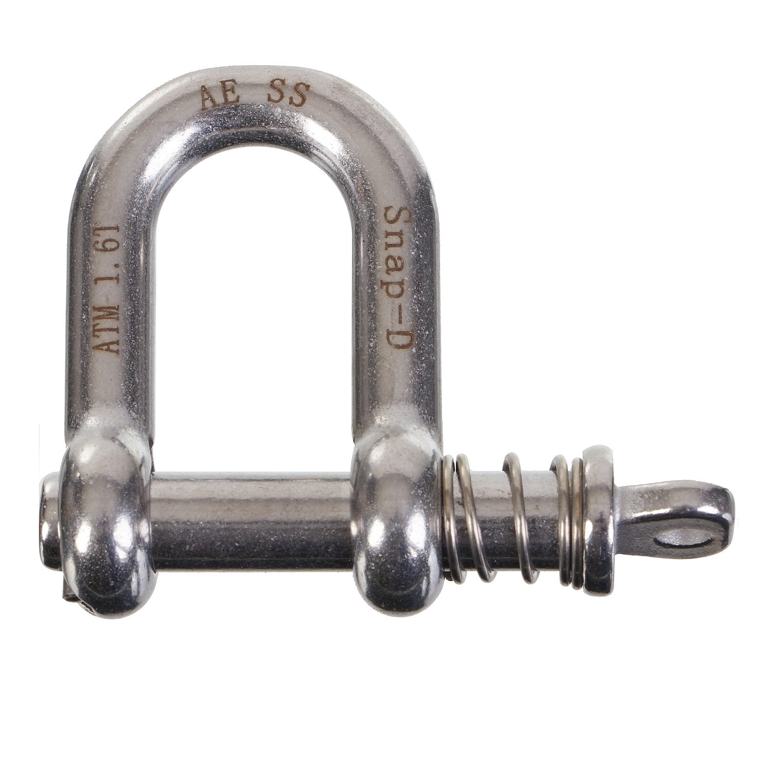 New SNAP-D Stainless Steel D-Shackle - 10mm #SD10DSS