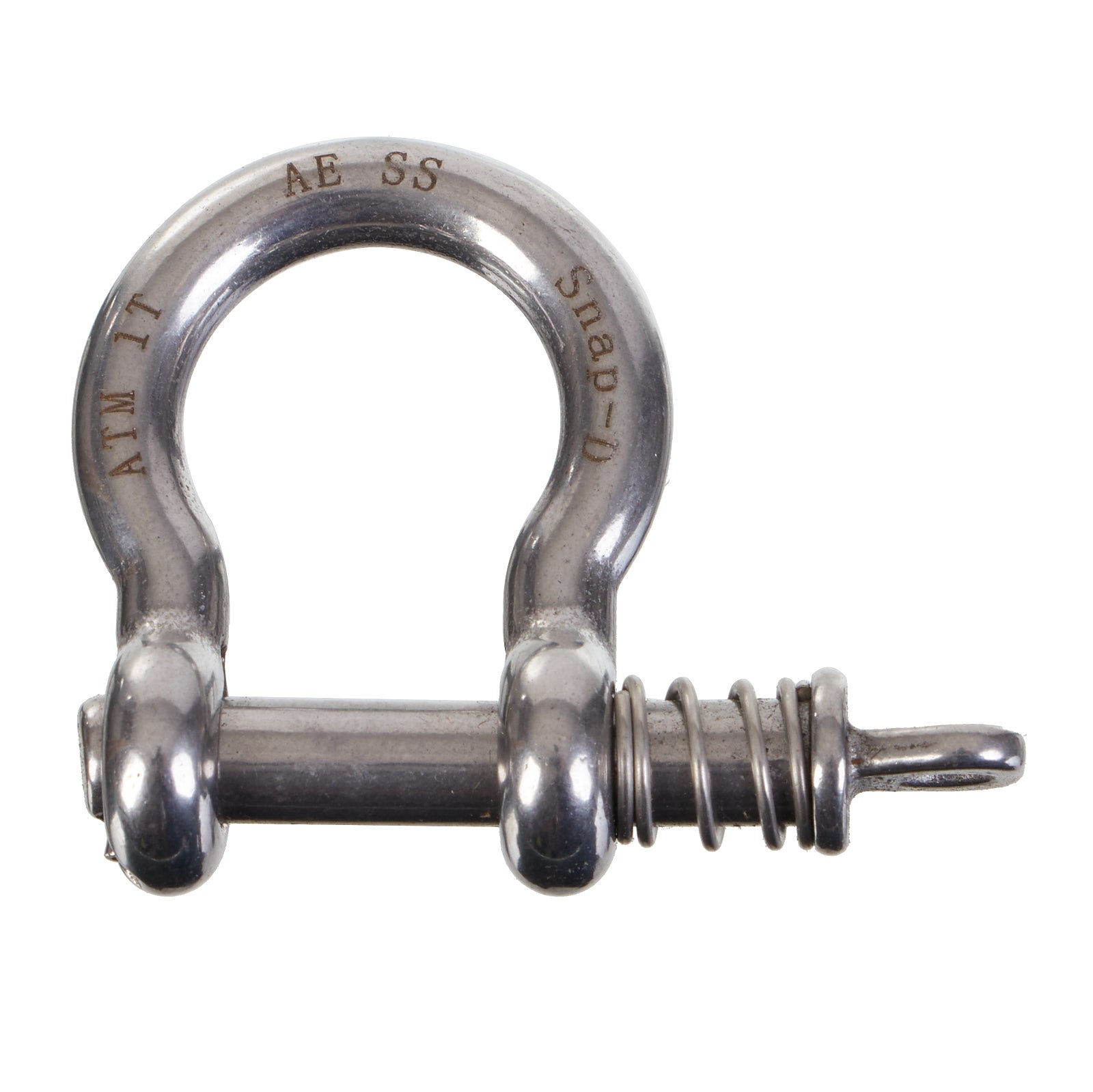 New SNAP-D Stainless Steel Bow Shackle - 8mm #SD8BSS
