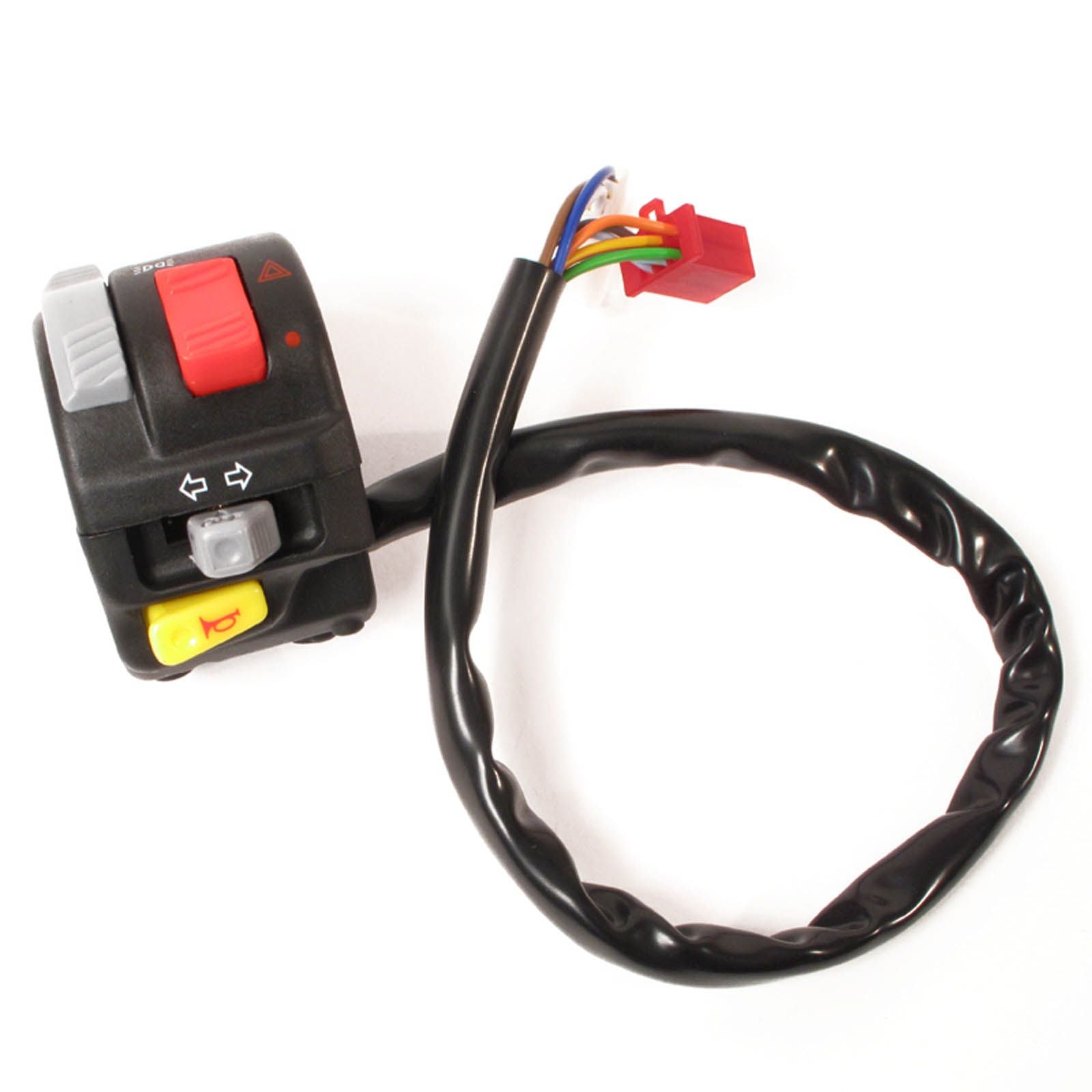 New WHITES Switch Block Turn / Headlight / Horn 49mm #SWHSBTSM1