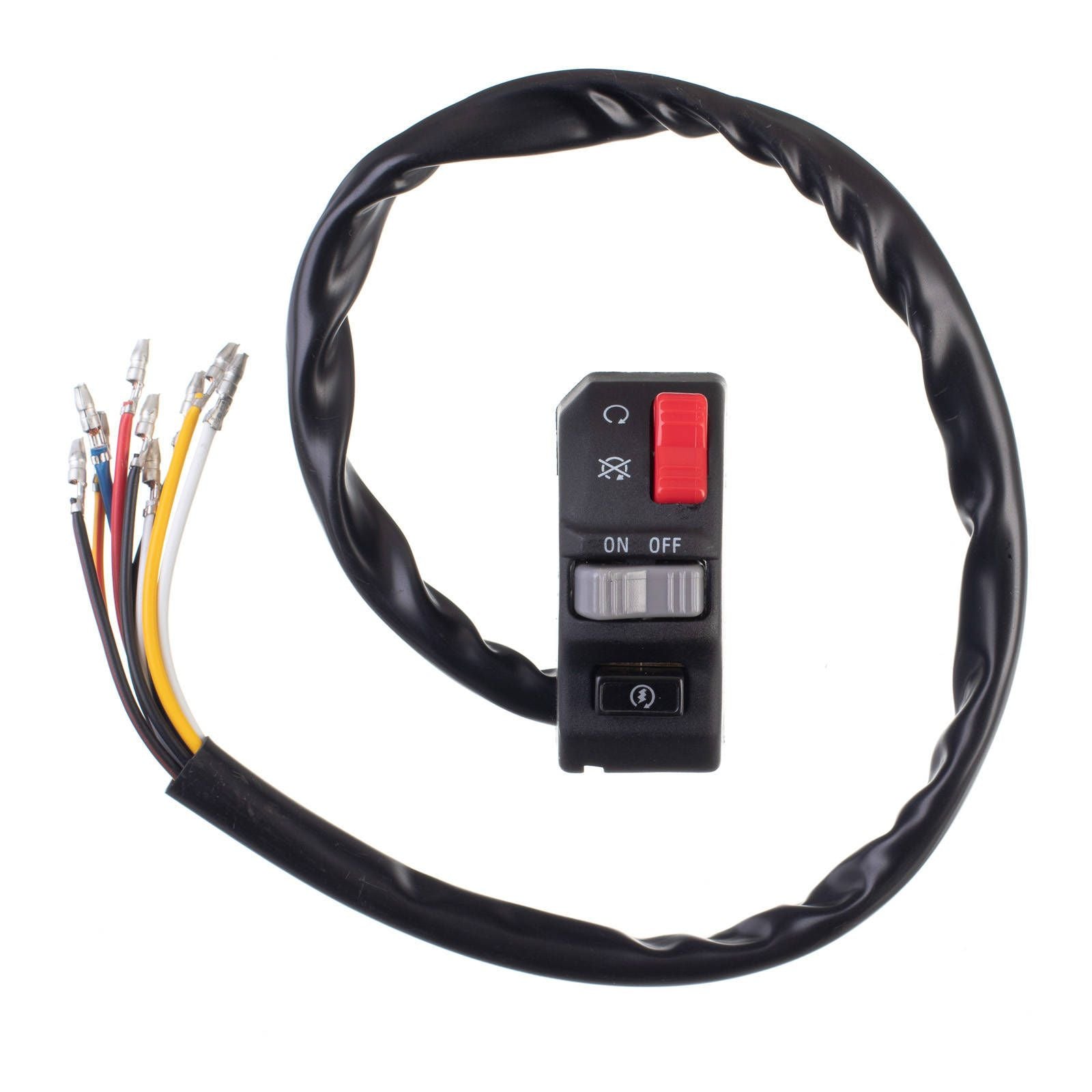 WHITES Switch Block Universal Right Hand Starter/ Kill / Headlight #SWURHSKHL