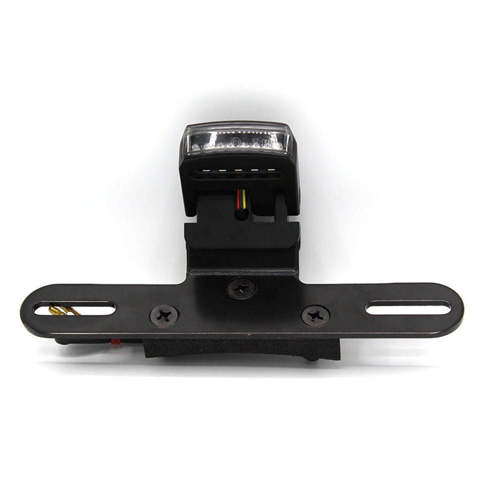 New WHITES LED TAILLIGHT w// NUMBER PLATE BRACKET TLLEDNPM