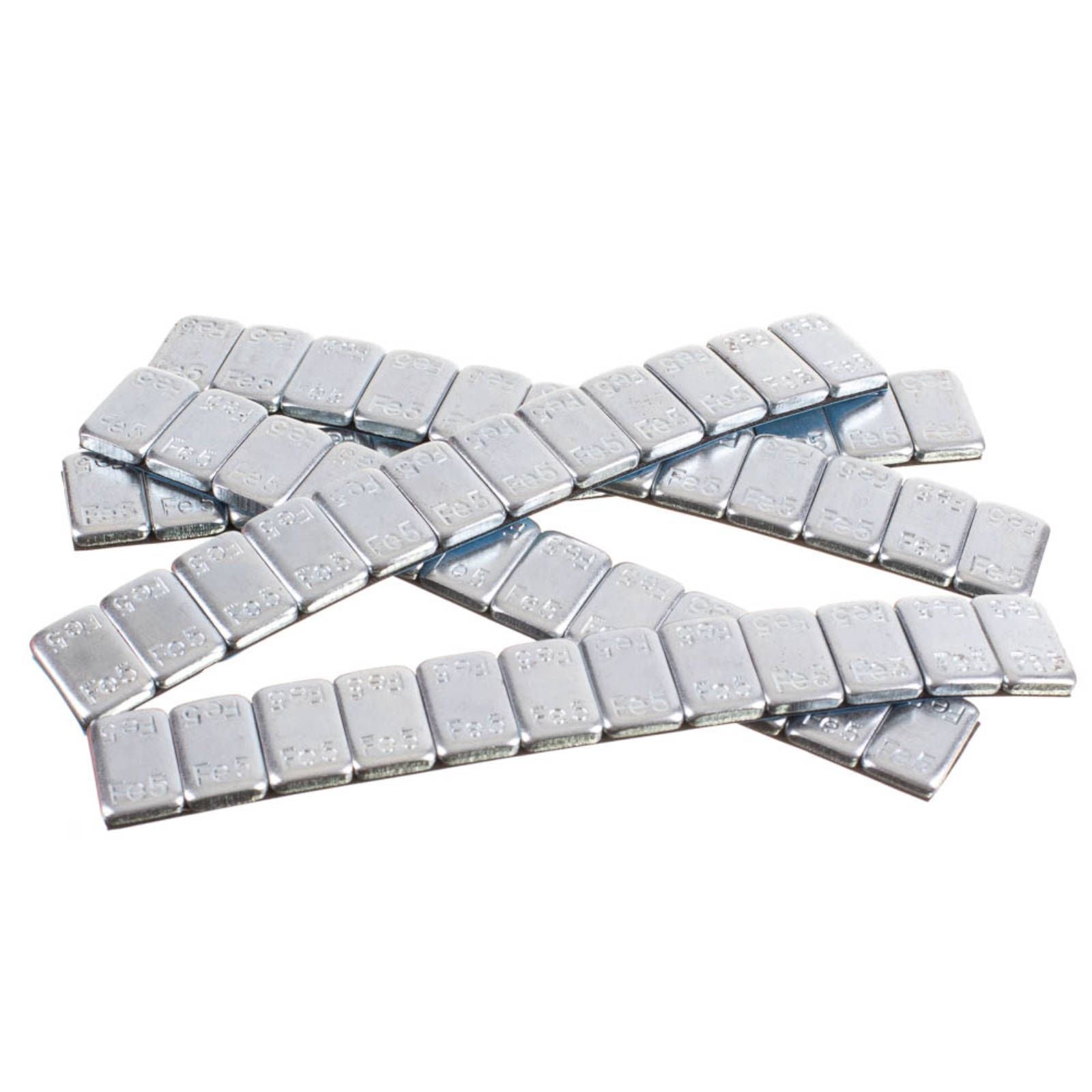 WHITES Wheel Balance Weights Stick On 12 x 5G Strip - Silverl (50/Box) #TMWWFE5S