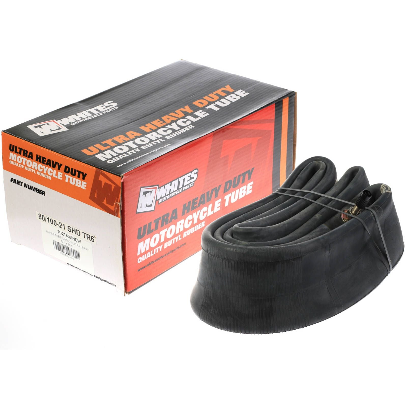 New WHITES Motorcycle Inner Tire Tube 80/100-21 Ultra Heavy Duty 3mm #TU2180UHDW