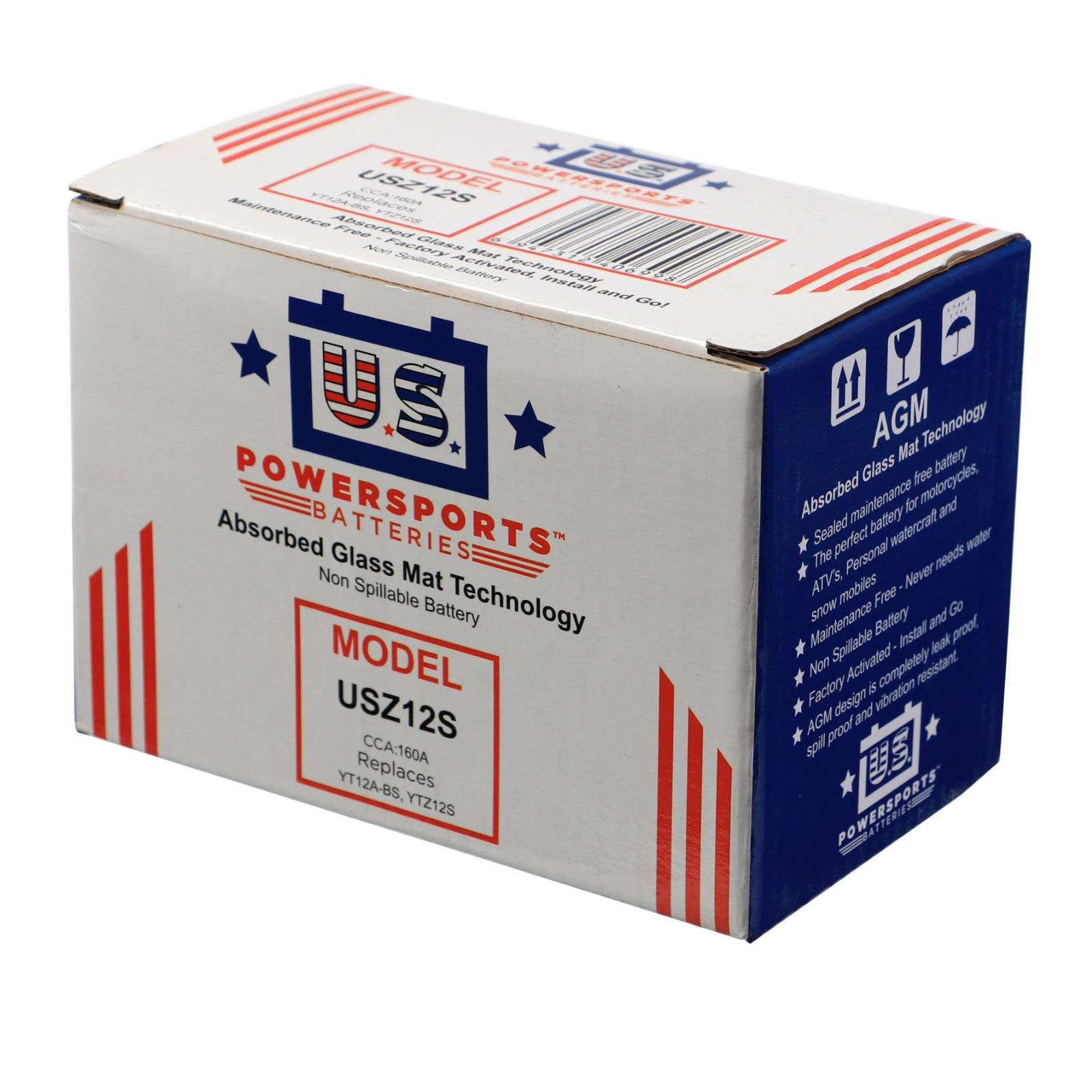 New UPSC AGM Battery #UBUSZ12S | Australian Moto Spares