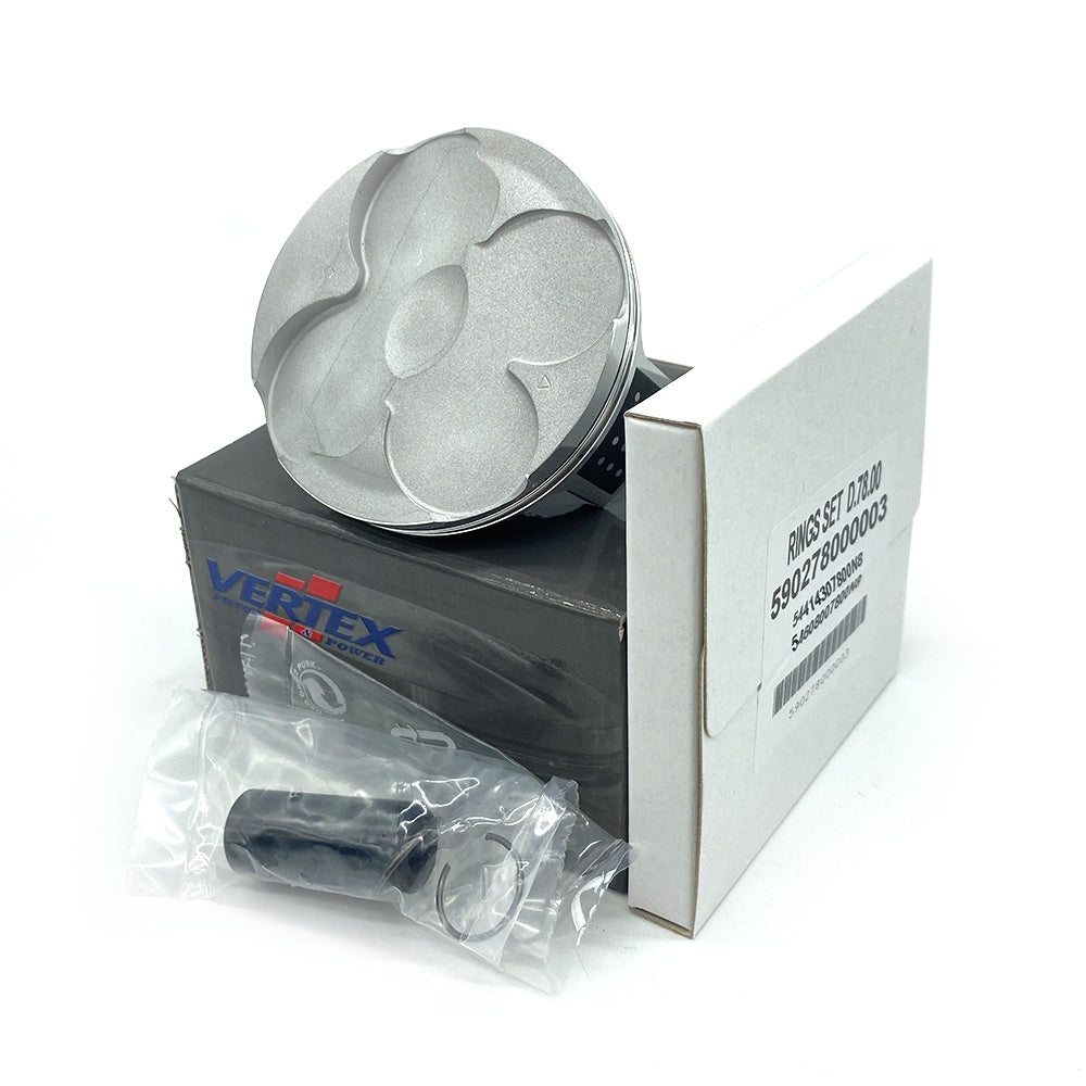 New VERTEX Piston Kit (inc Rings, Pin, Clips) For KAWASAKI KX250F V-24509C