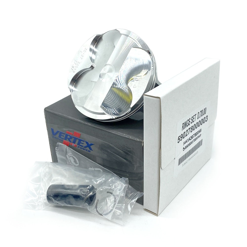 New VERTEX Piston Kit (inc Rings, Pin, Clips) For KAWASAKI KX250F V-24515C