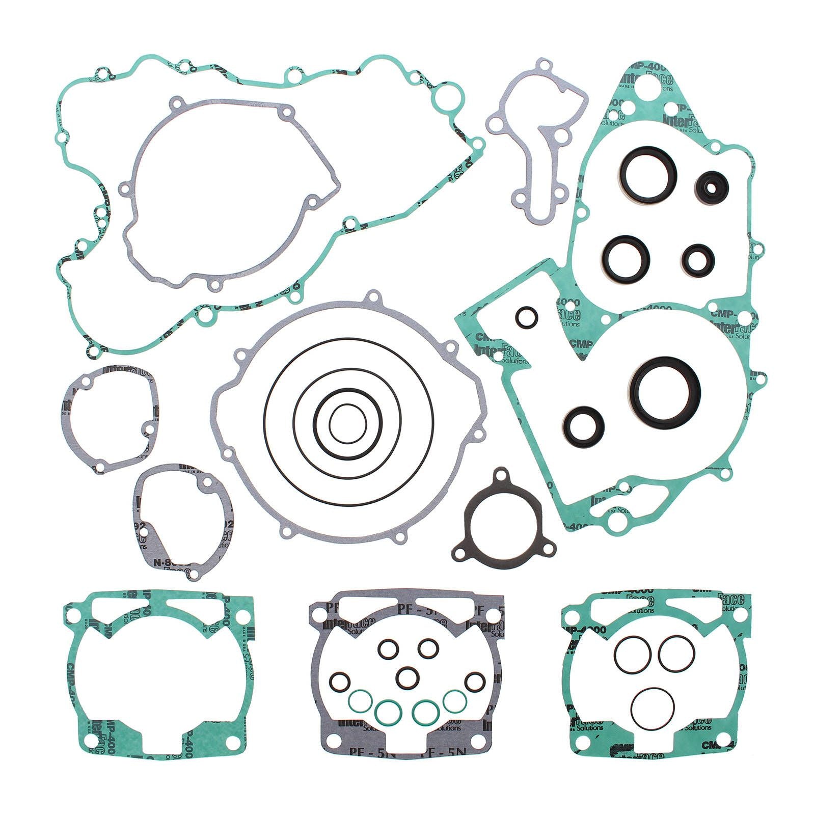 New VERTEX Engine Complete Gasket Set With Oil Seals For Ktm #VER811300