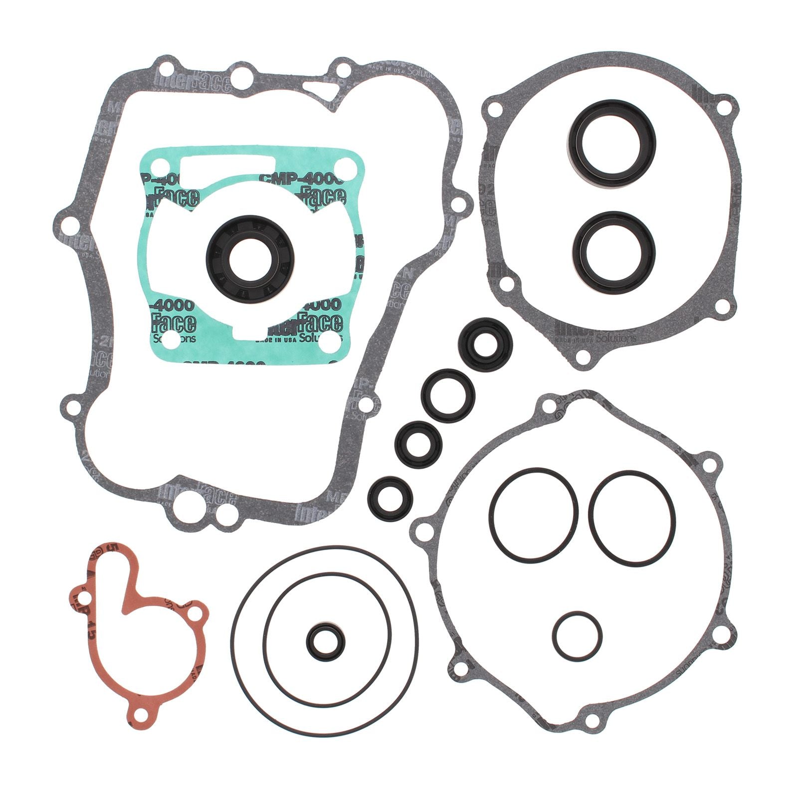 New VERTEX Engine Complete Gasket Set With Oil Seals For Yamaha #VER811614