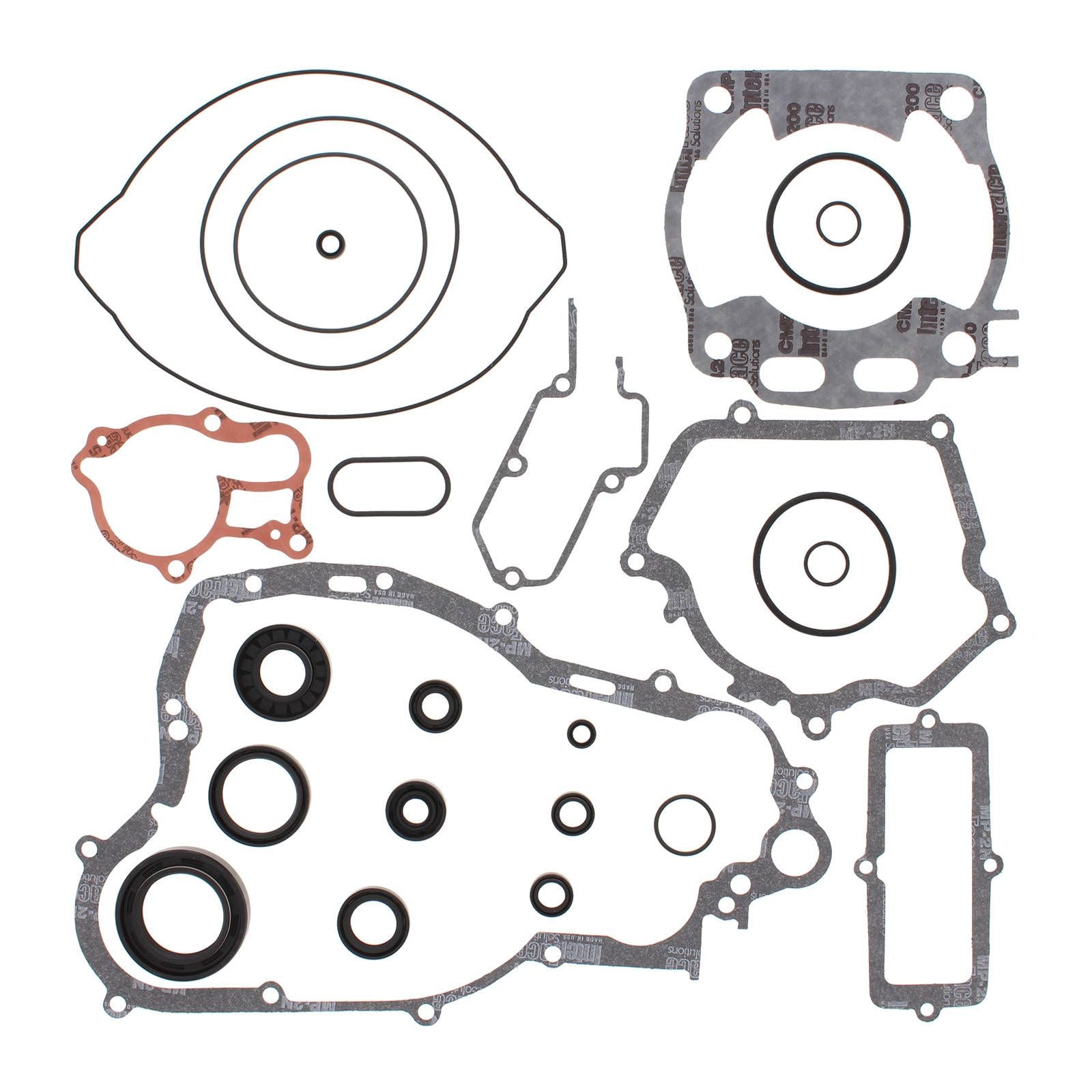 New VERTEX Engine Complete Gasket Set With Oil Seals For Yamaha #VER811668