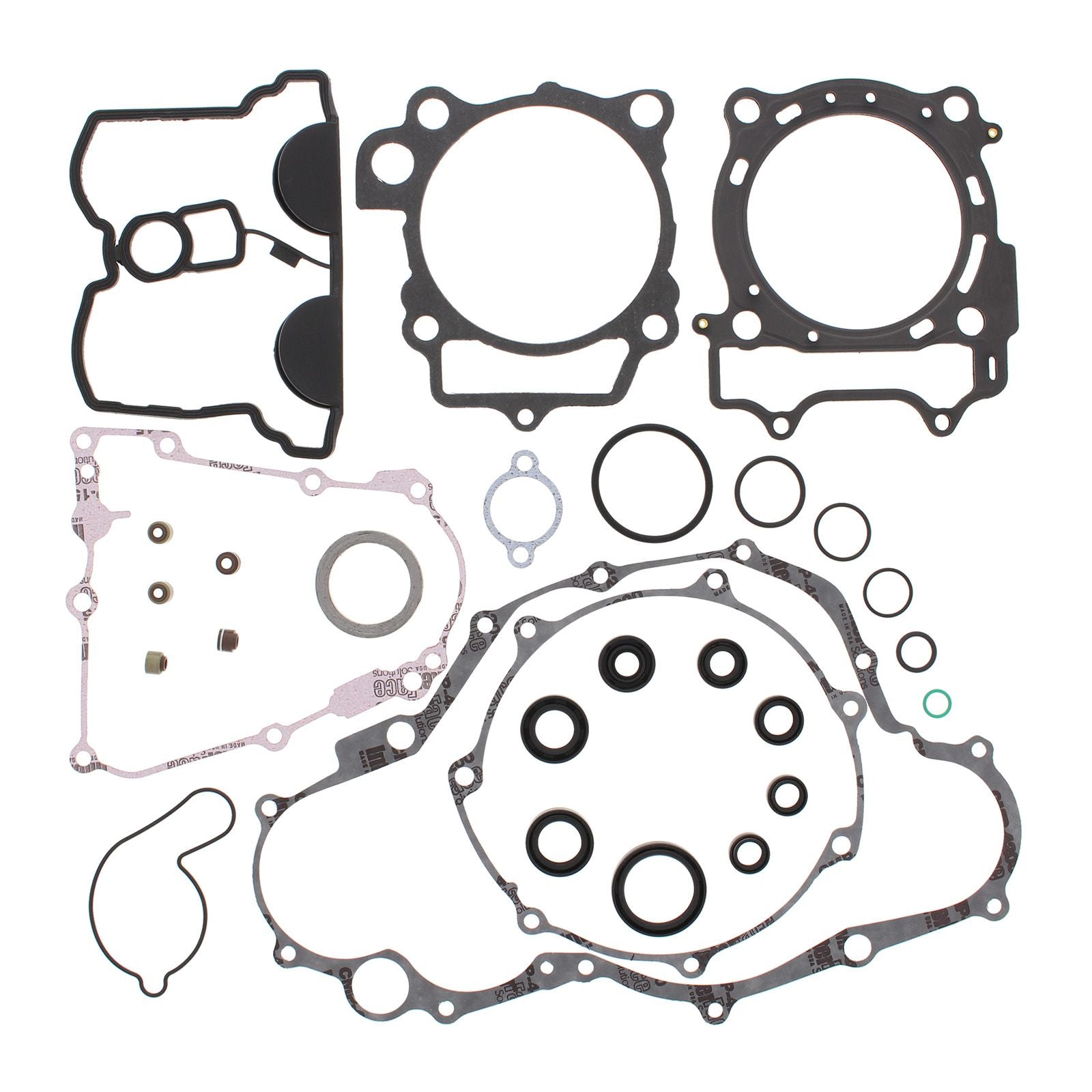New VERTEX Engine Complete Gasket Set With Oil Seals For Yamaha #VER811687