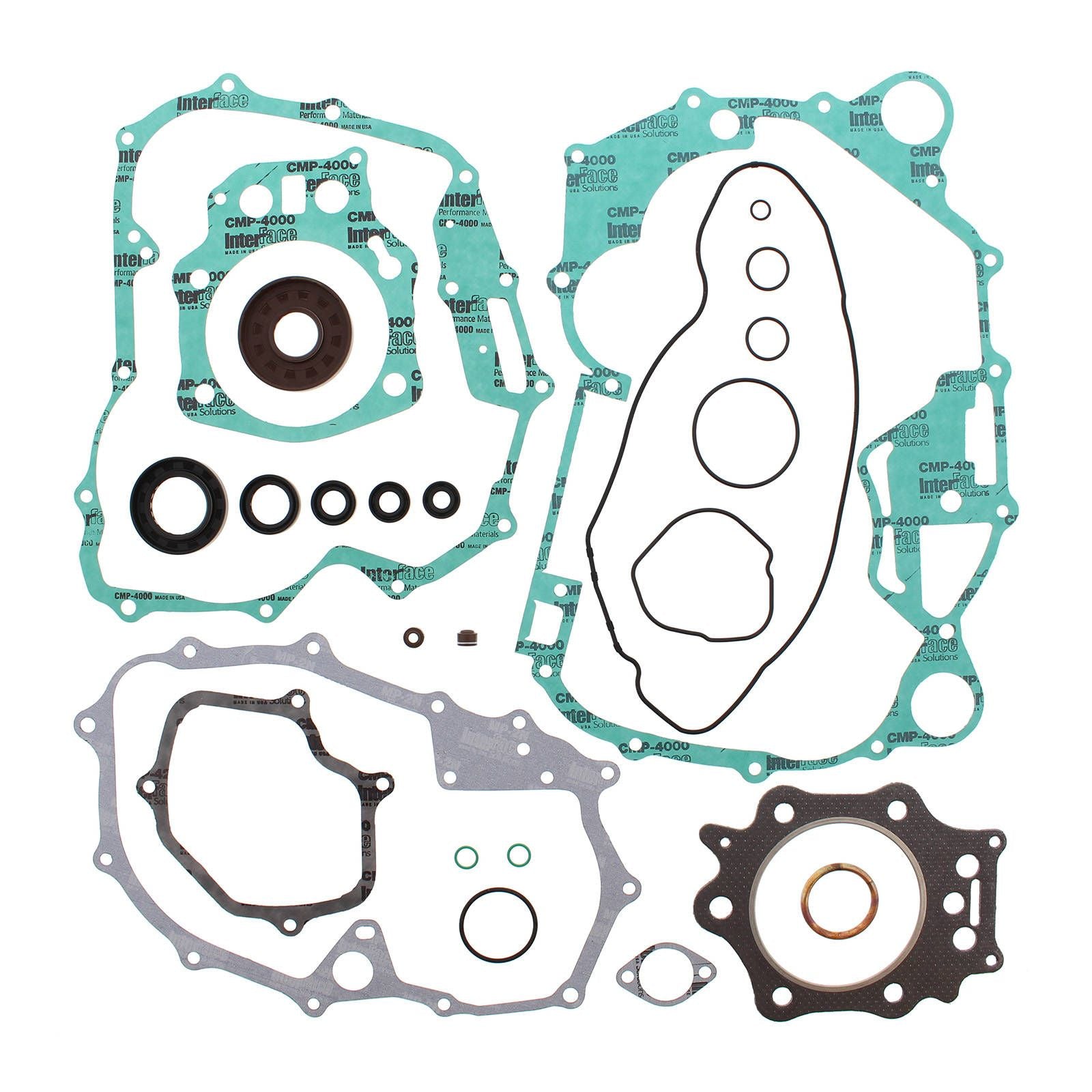 New VERTEX Engine Complete Gasket Set With Oil Seals For Honda #VER811859