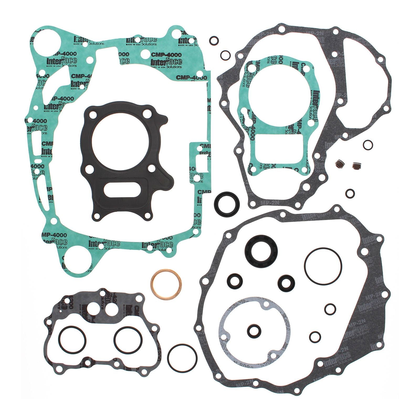 New VERTEX Engine Complete Gasket Set With Oil Seals For Honda #VER811905